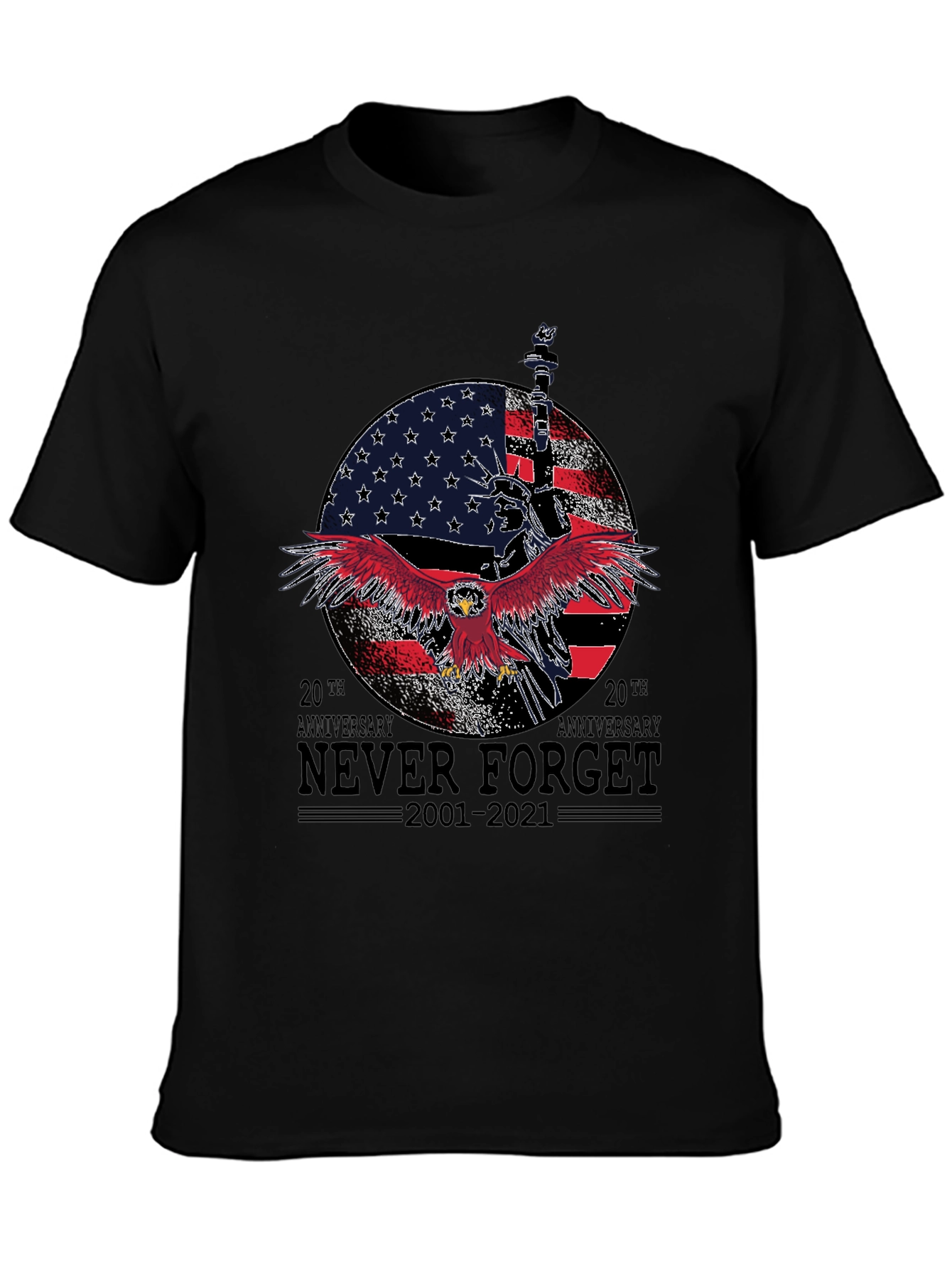 Never Forget 20th Anniversary Graphic T-Shirt