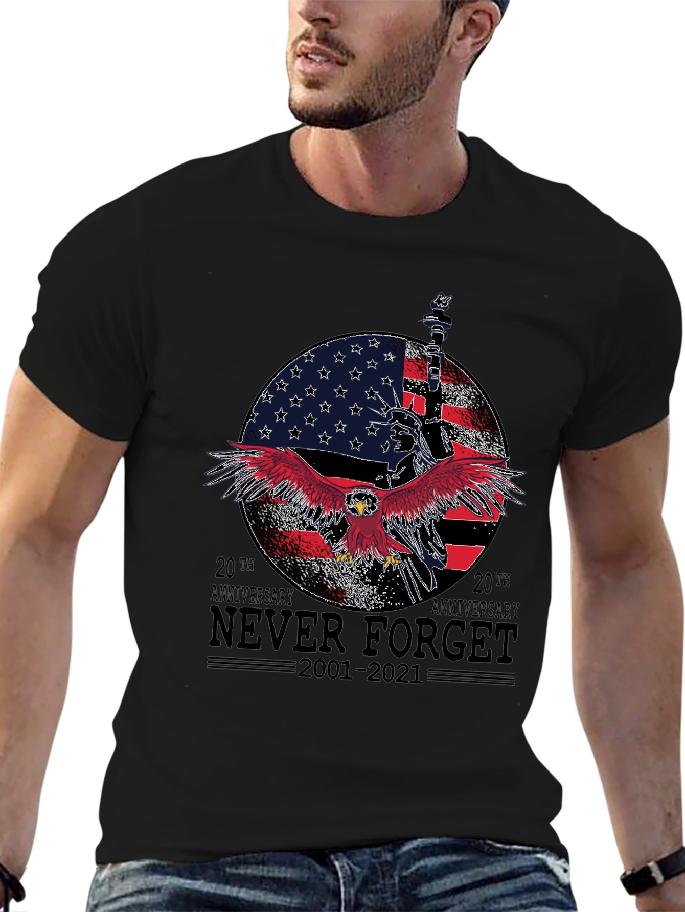 Never Forget 20th Anniversary Graphic T-Shirt