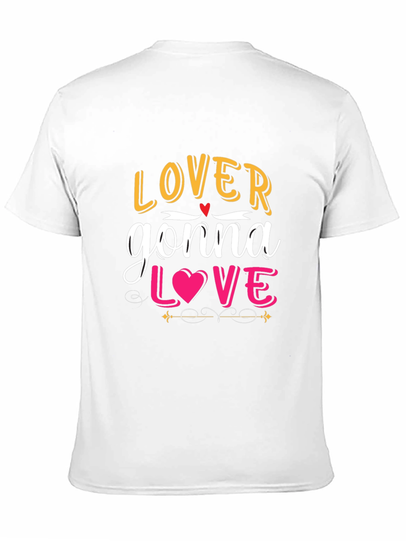 Lover Gonna Love Graphic Black T-Shirt