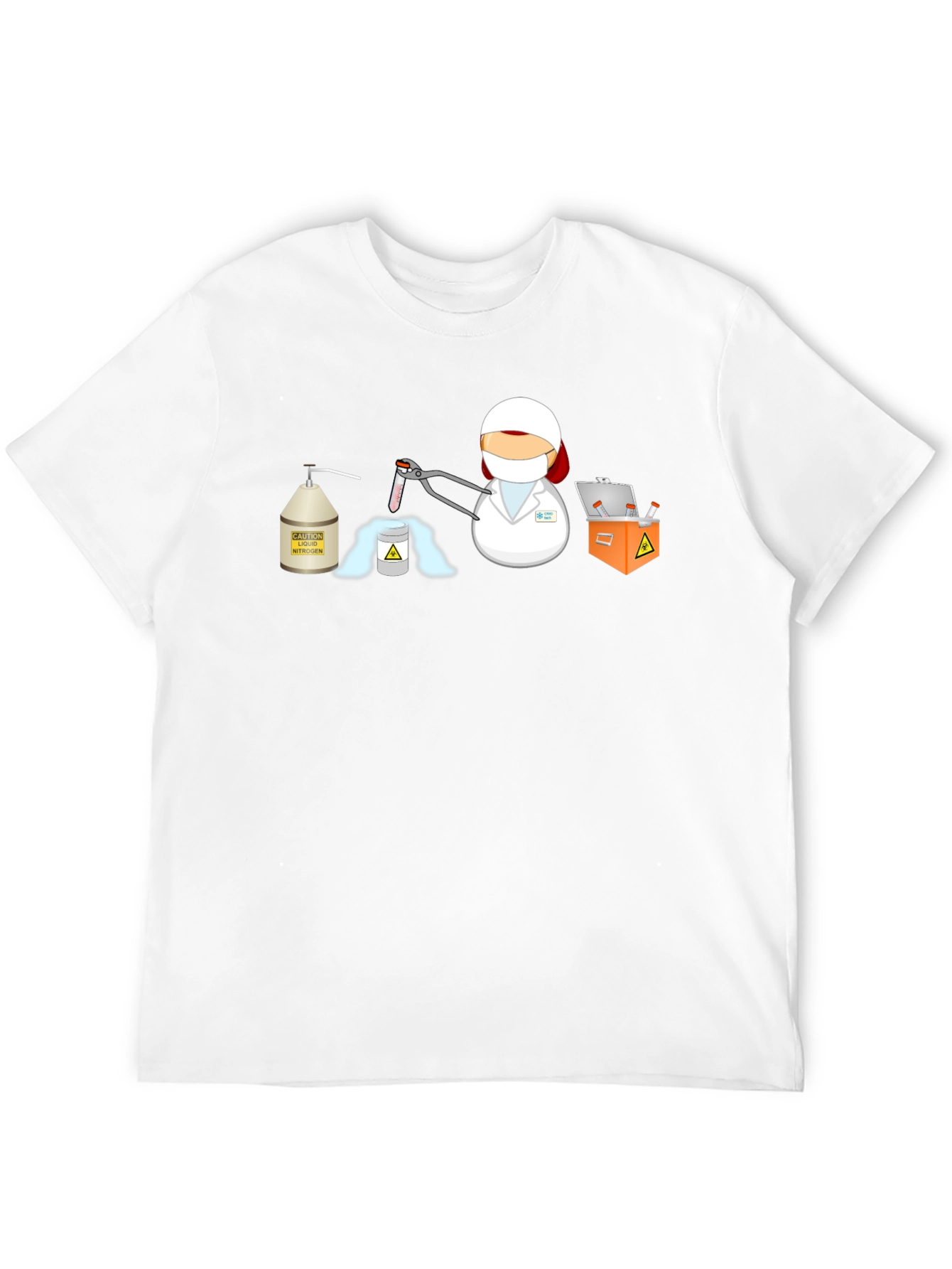 Scientist Cartoon Graphic Tee - Cool Science Shirt