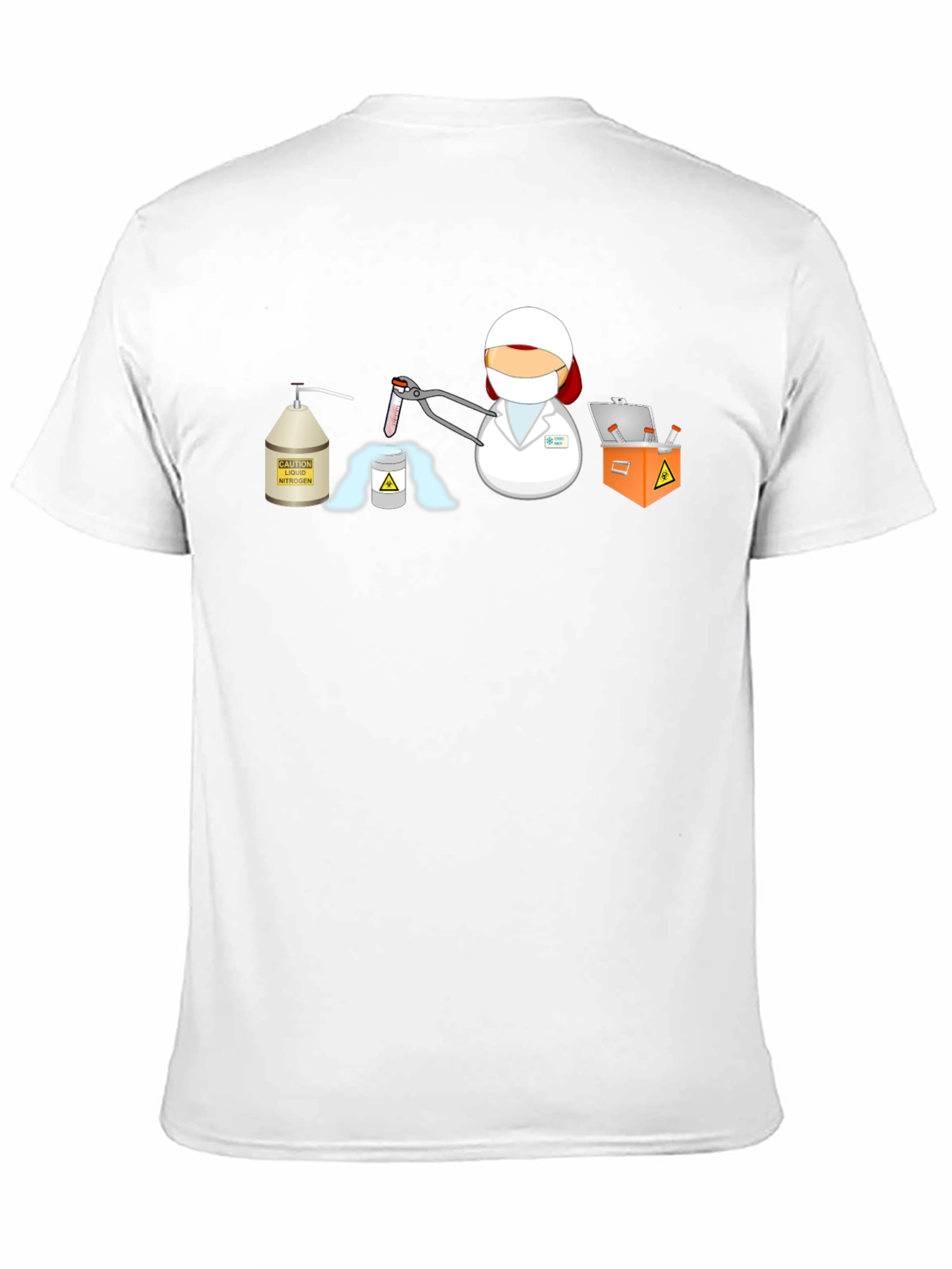 Scientist Cartoon Graphic Tee - Cool Science Shirt