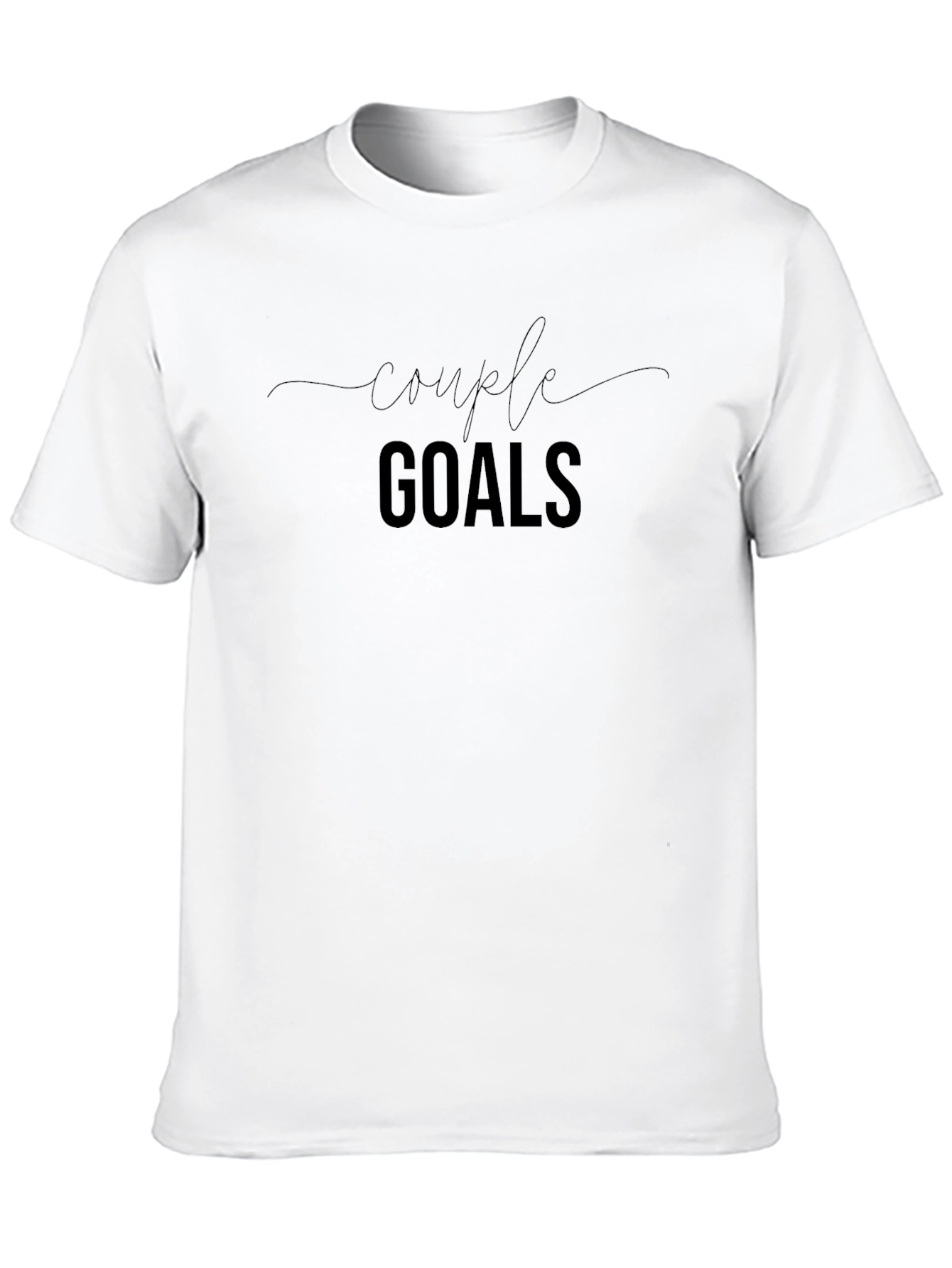 Couple Goals Black Graphic T-Shirt