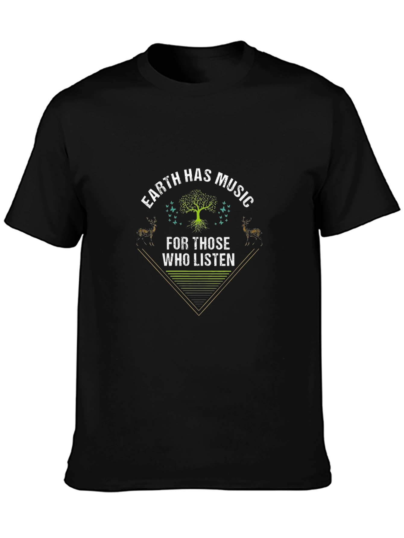 Earth Has Music T-Shirt - Nature Inspired Graphic Tee