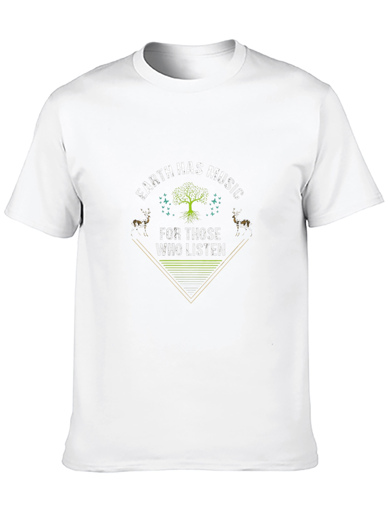 Earth Has Music T-Shirt - Nature Inspired Graphic Tee