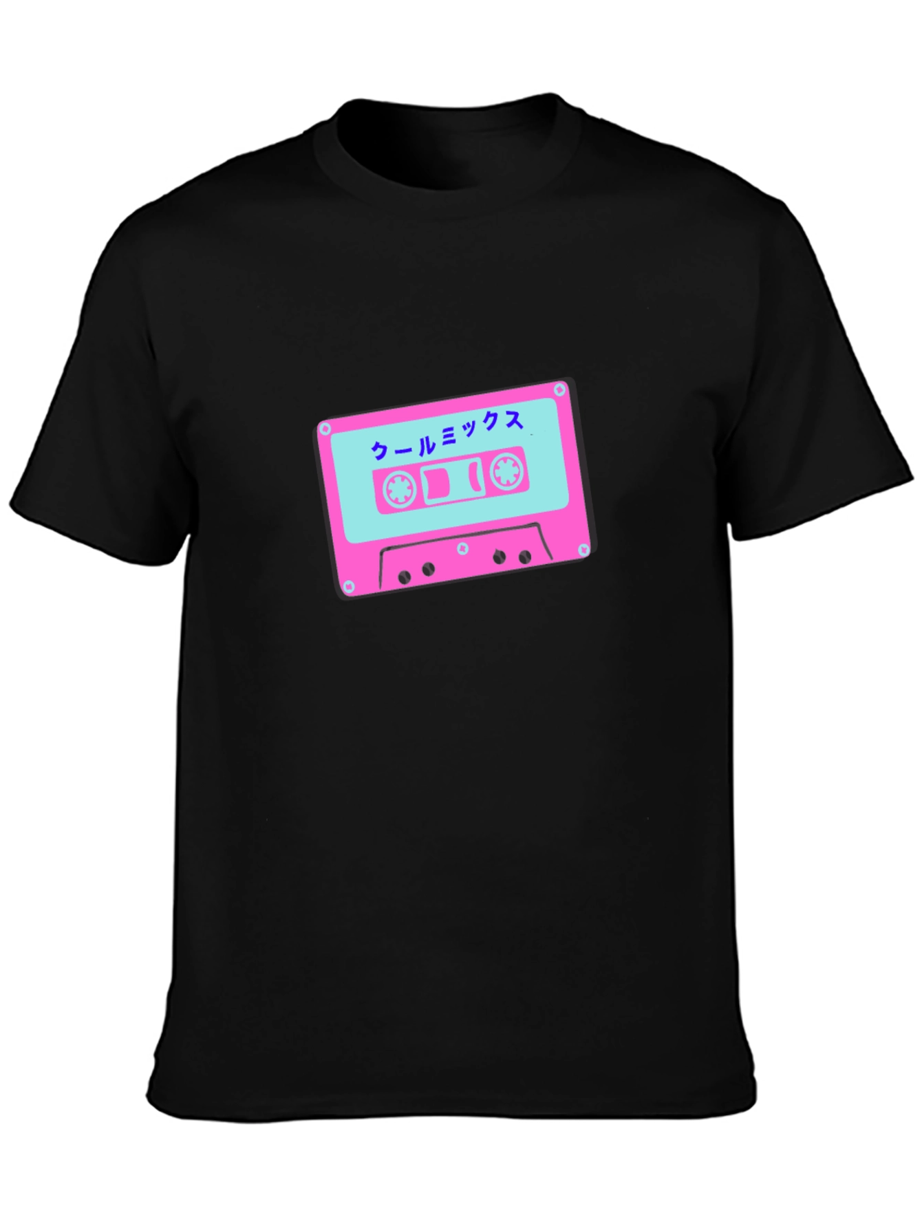 Retro Cassette Tape Graphic Tee - Cool Mix