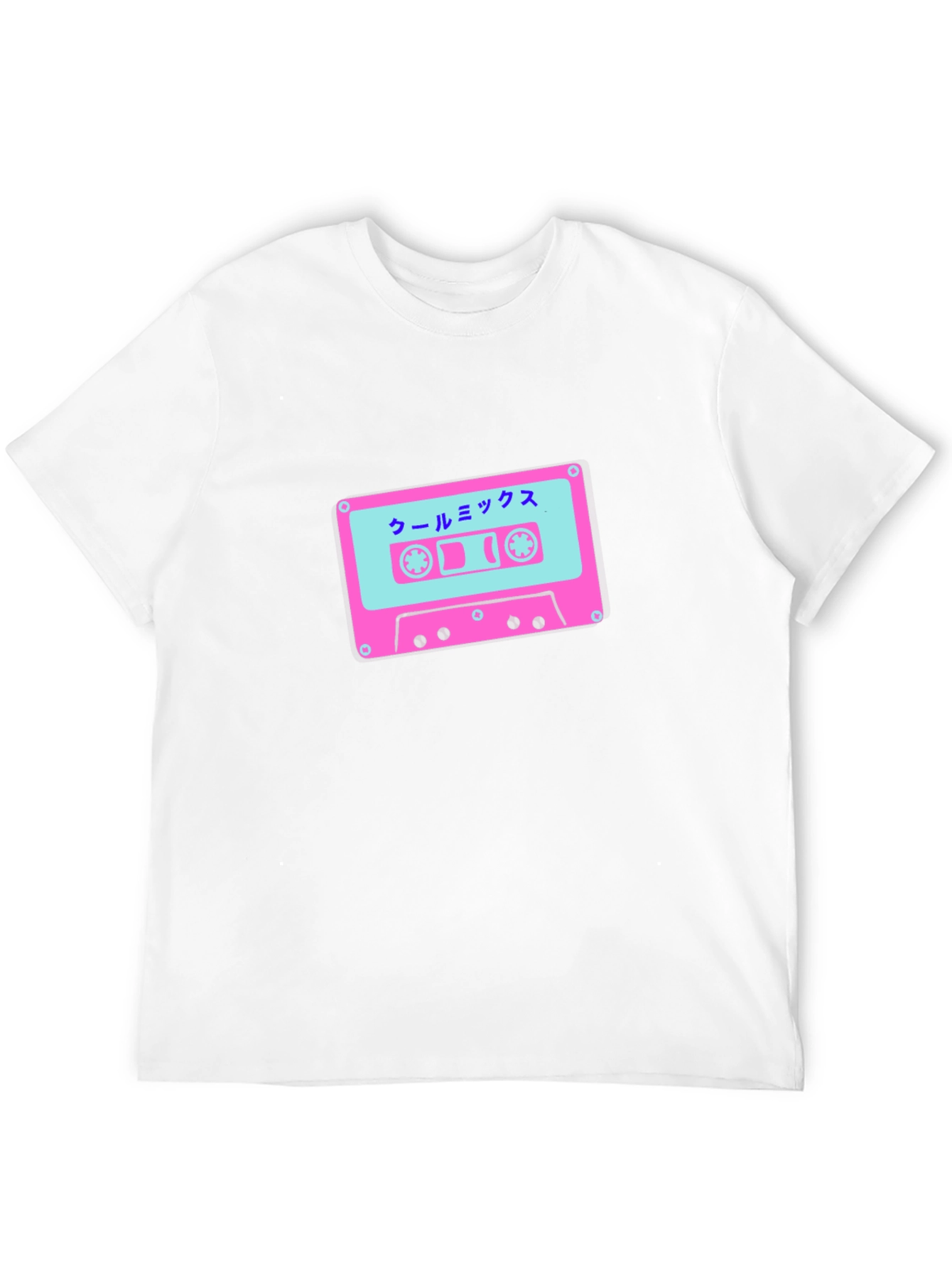 Retro Cassette Tape Graphic Tee - Cool Mix