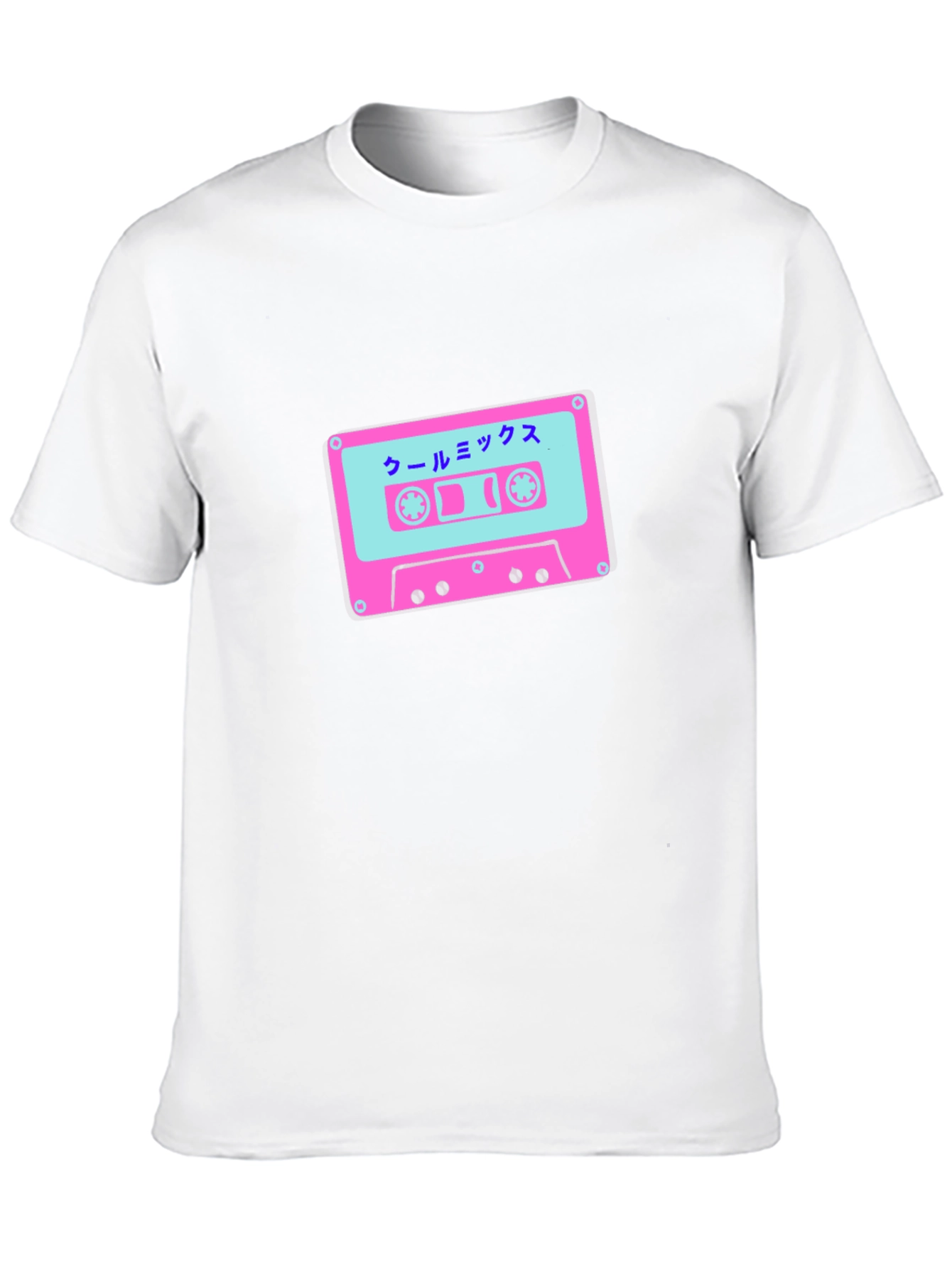 Retro Cassette Tape Graphic Tee - Cool Mix