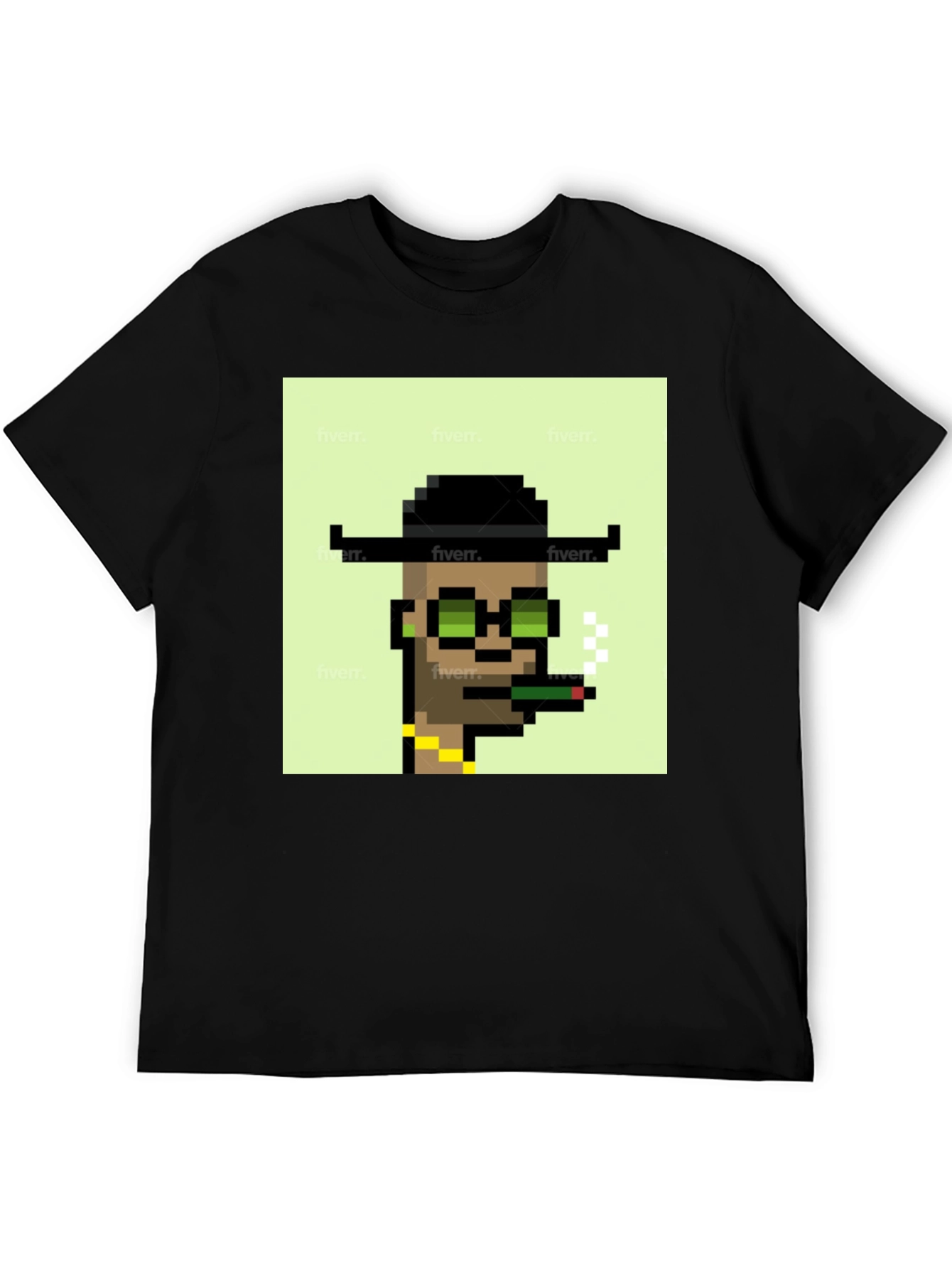 Pixel Art T-Shirt - Crypto Punk Inspired Design