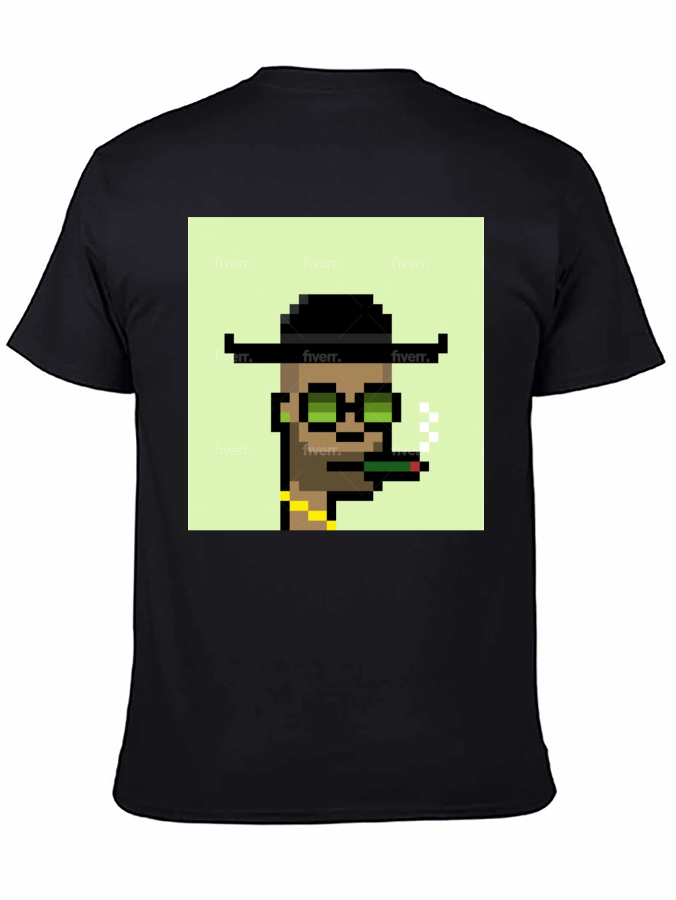 Pixel Art T-Shirt - Crypto Punk Inspired Design