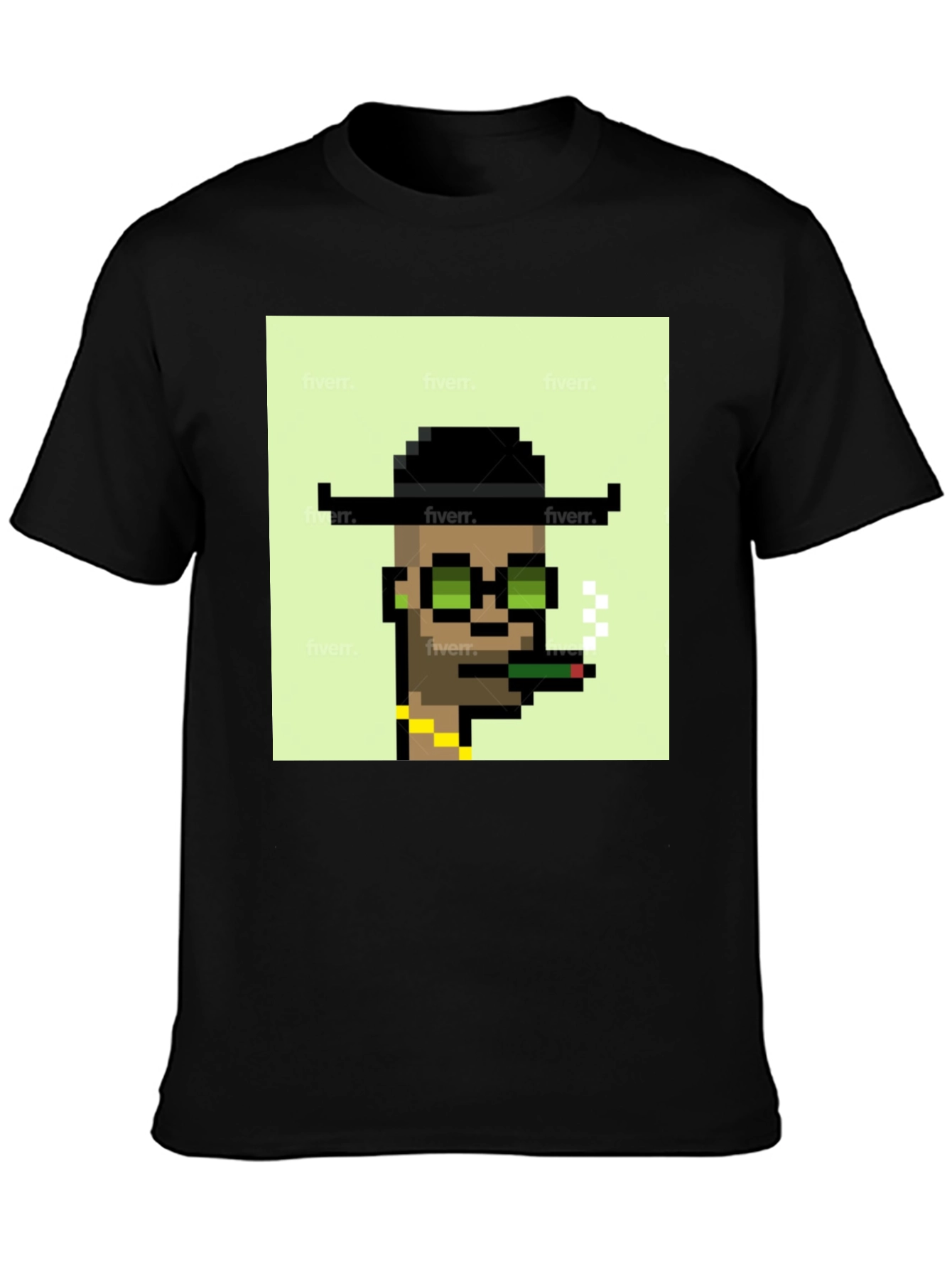 Pixel Art T-Shirt - Crypto Punk Inspired Design