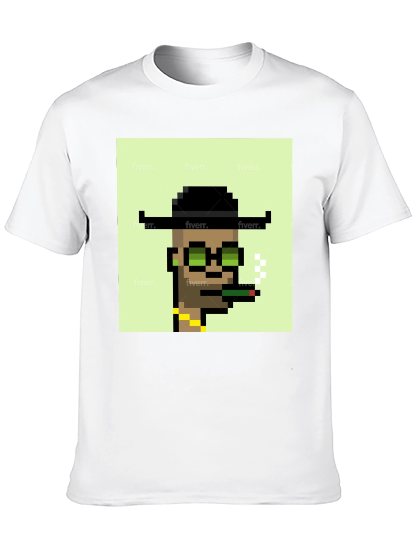 Pixel Art T-Shirt - Crypto Punk Inspired Design