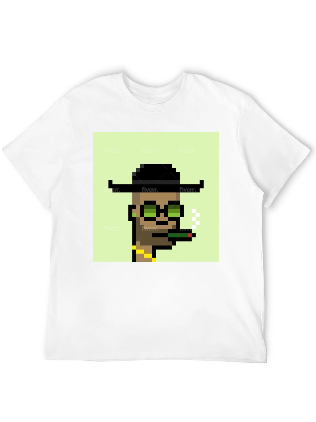 Pixel Art T-Shirt - Crypto Punk Inspired Design
