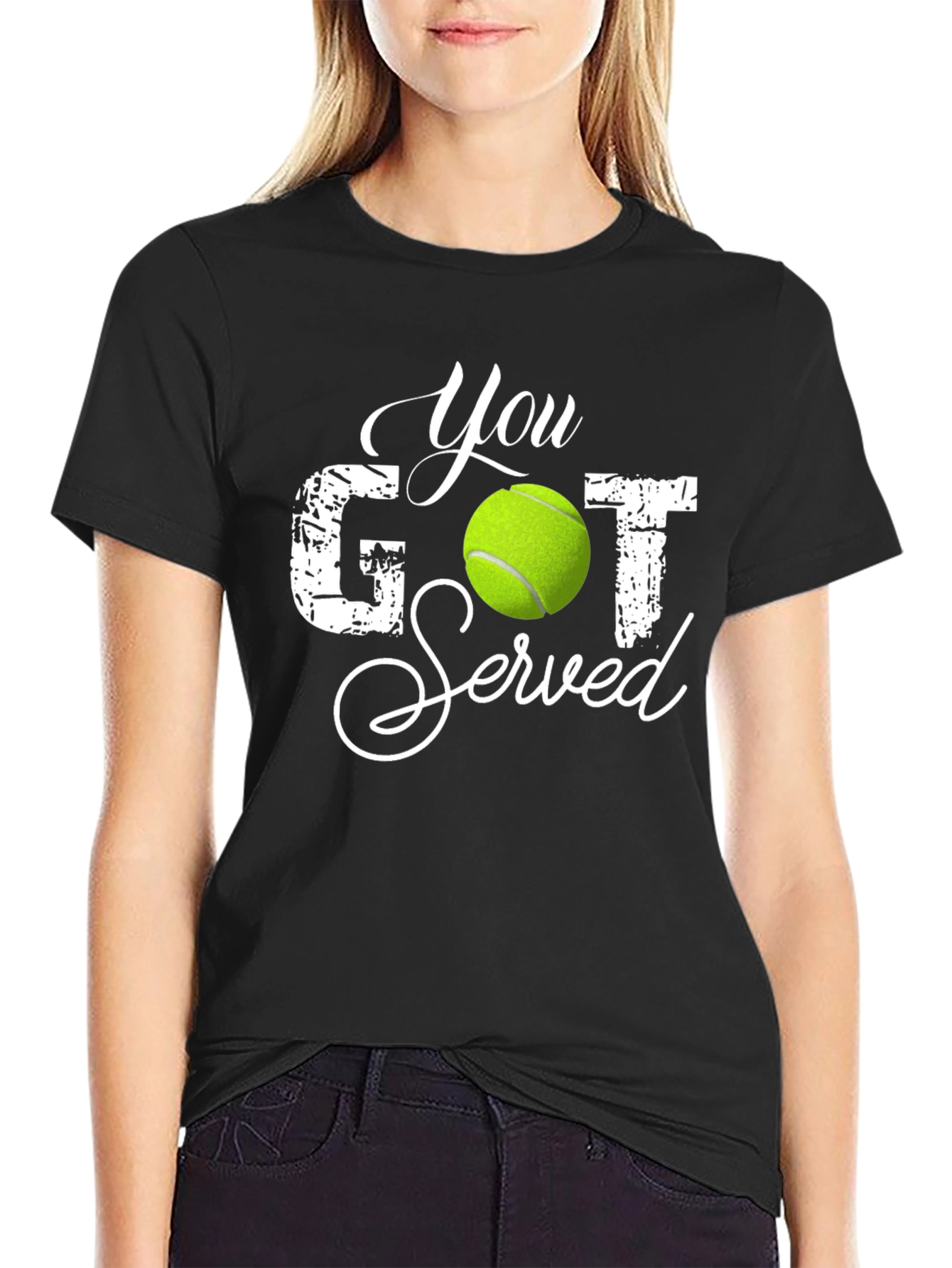 You Got Served Tennis T-Shirt - Black