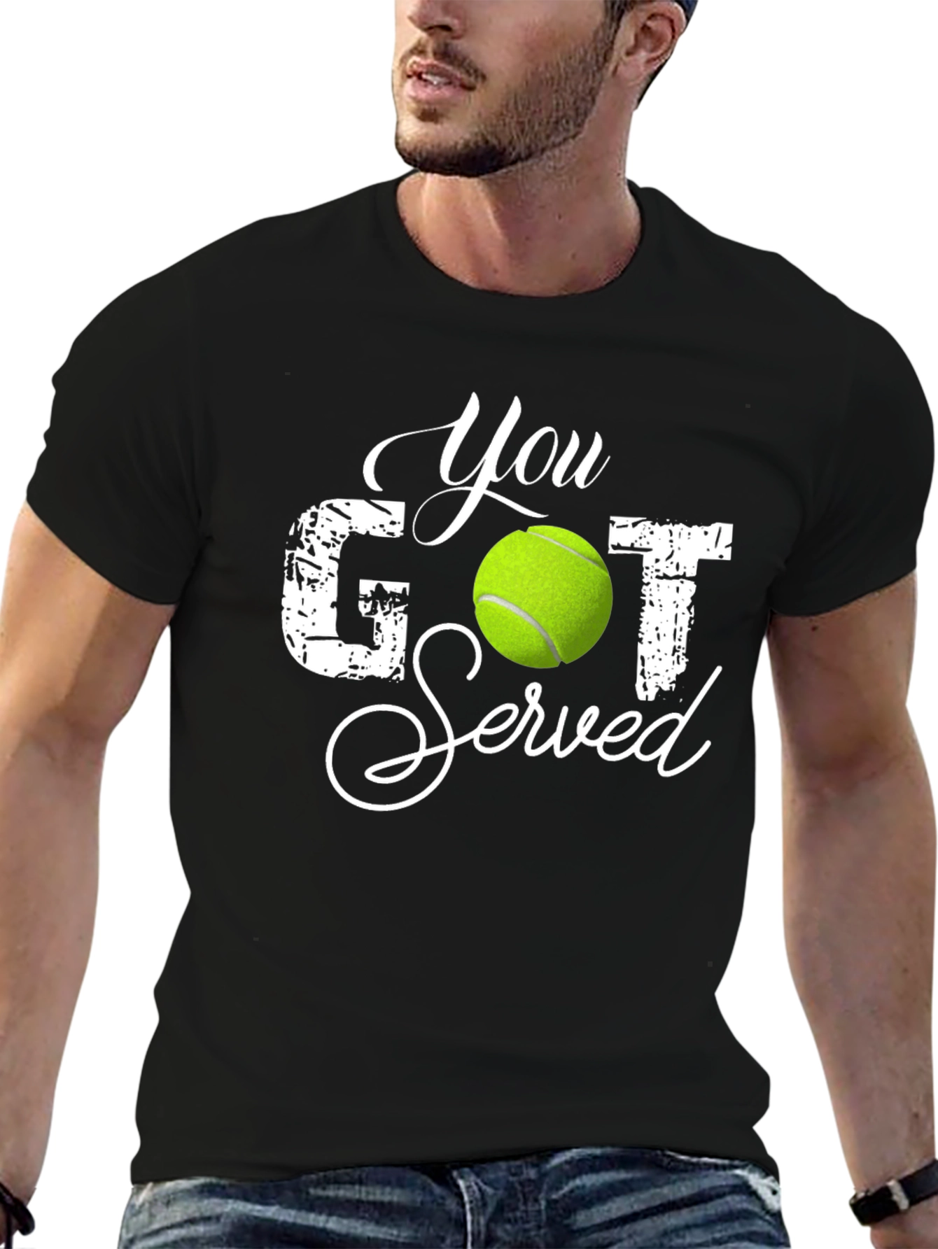 You Got Served Tennis T-Shirt - Black