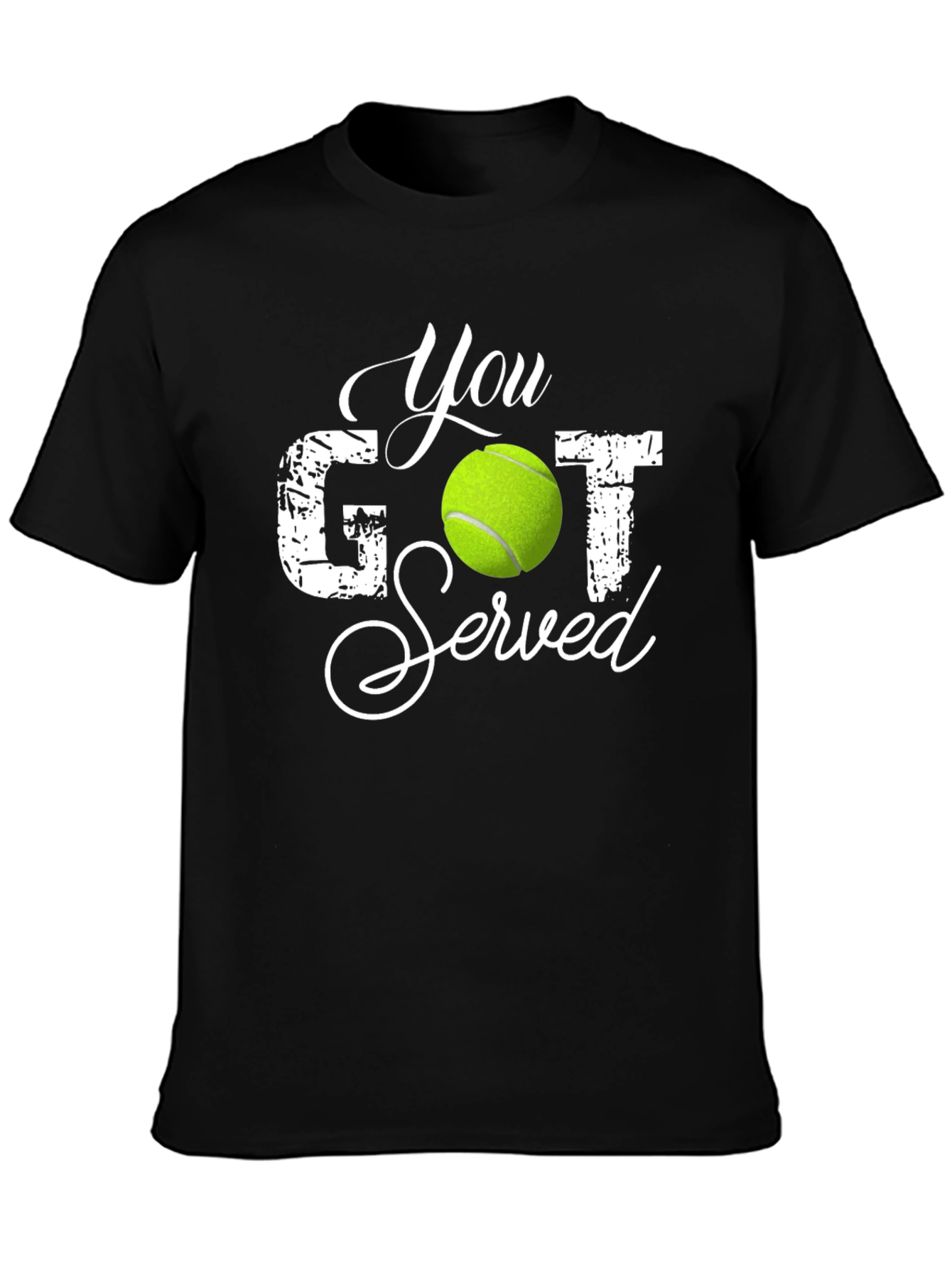 You Got Served Tennis T-Shirt - Black