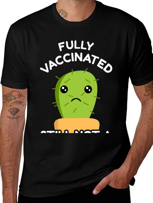 Fully Vaccinated Cactus Graphic Tee