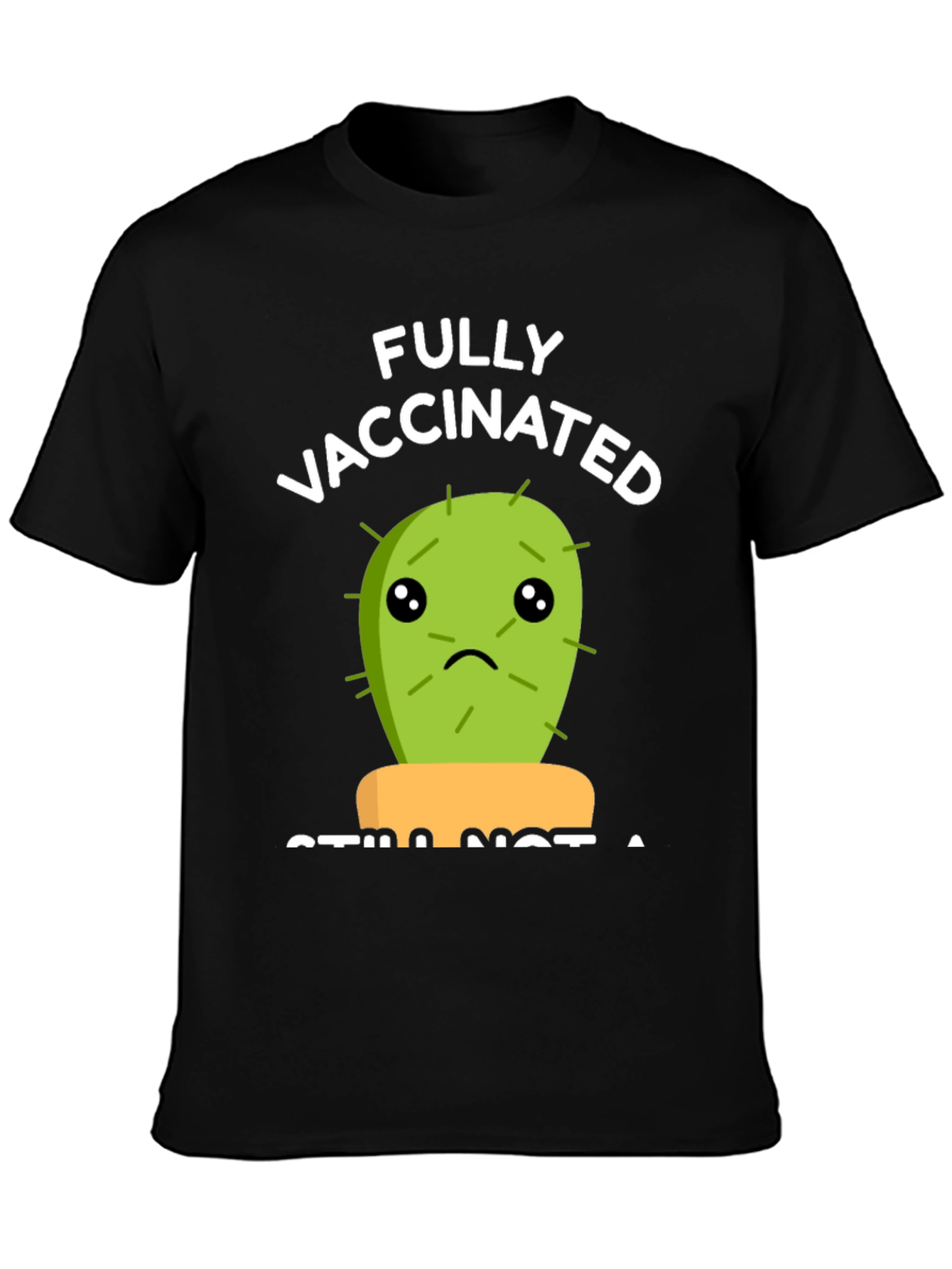 Fully Vaccinated Cactus Graphic Tee