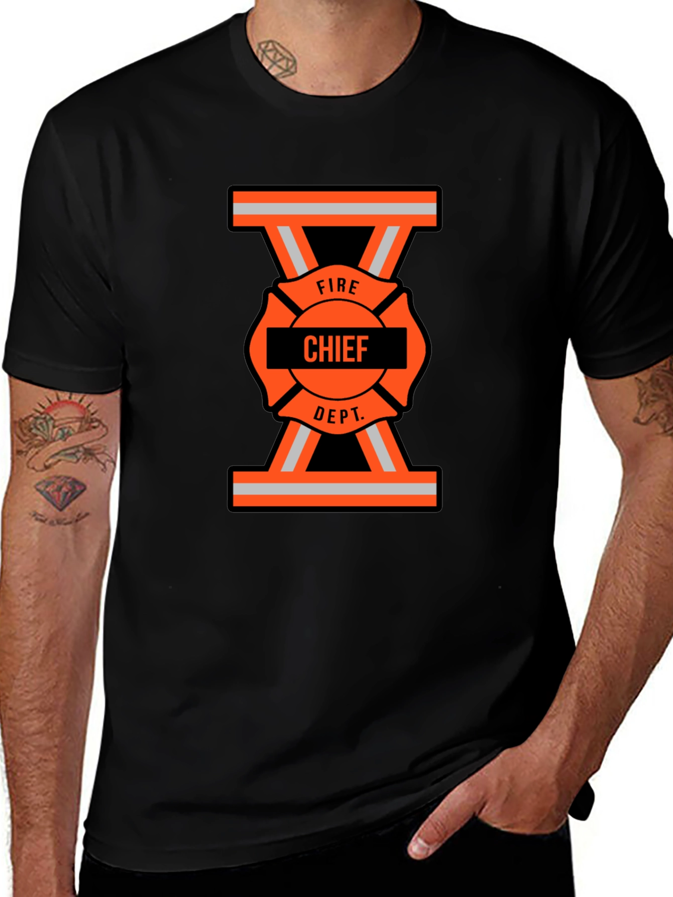 Fire Chief Dept. Graphic T-Shirt