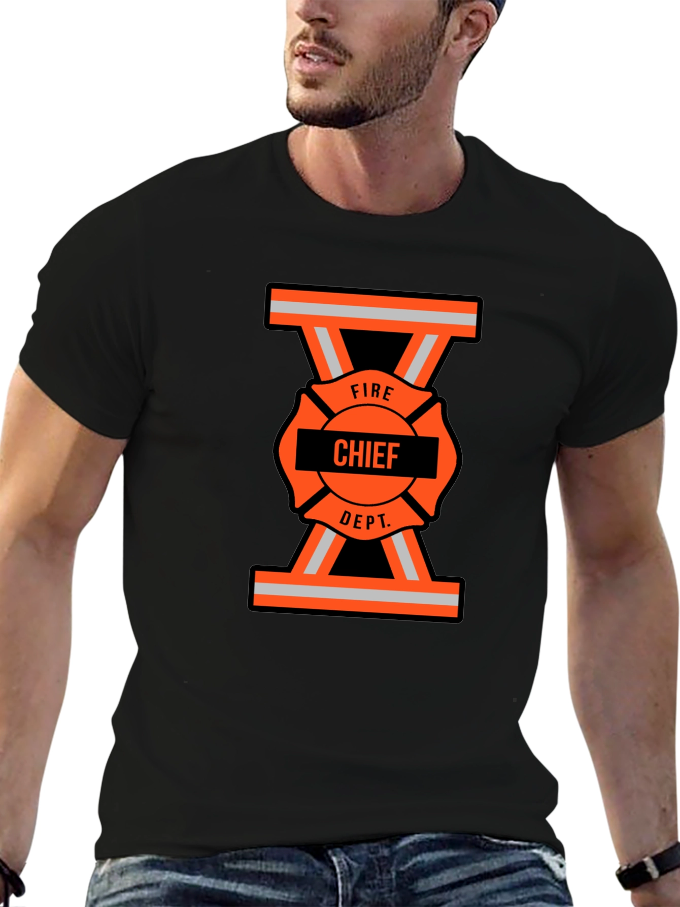 Fire Chief Dept. Graphic T-Shirt