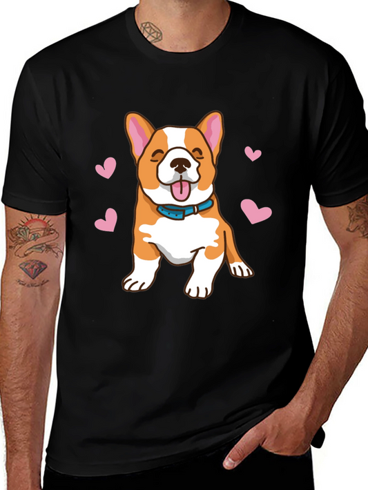 Cute Corgi Love T-Shirt - Dog Lover Tee