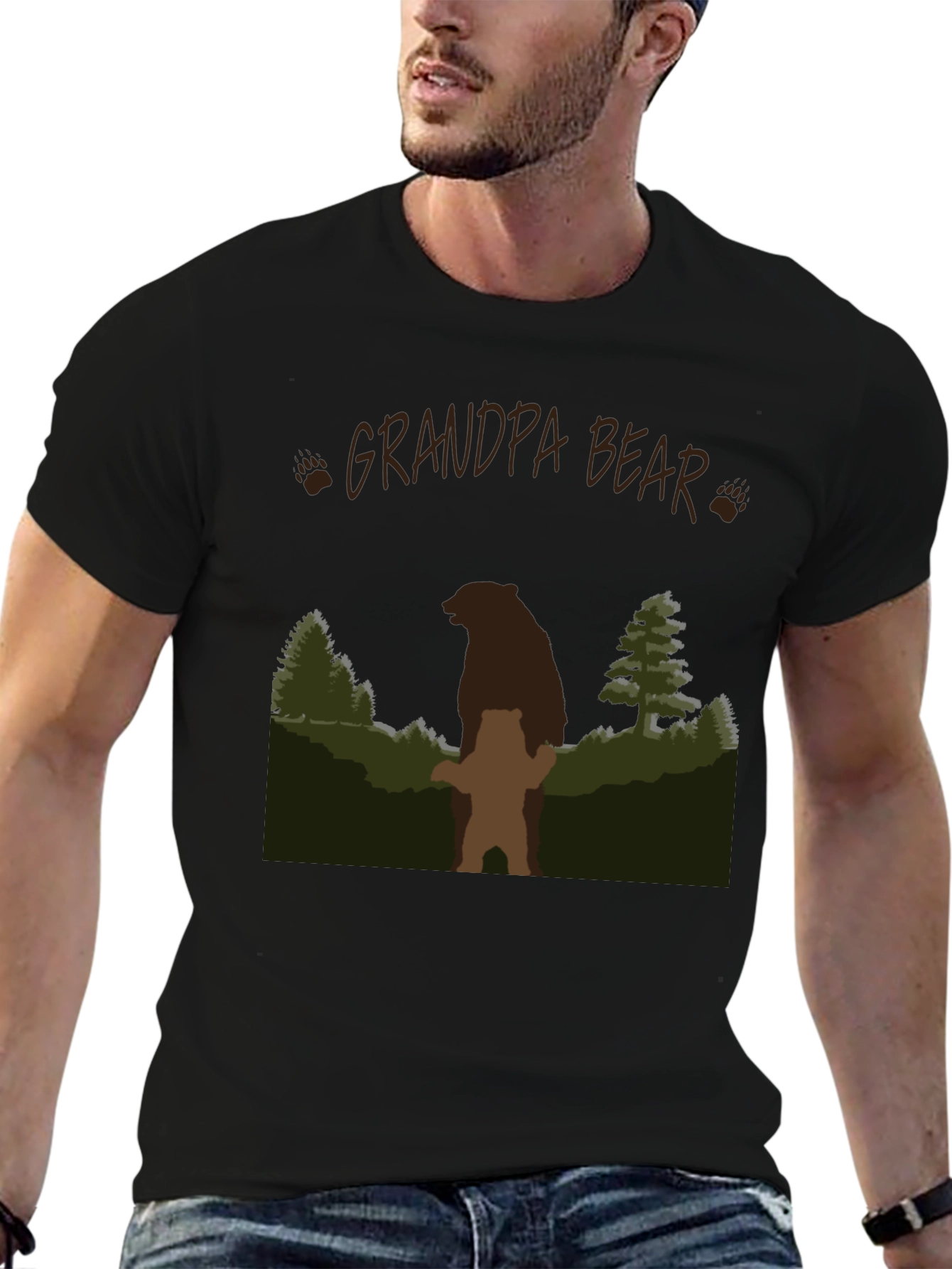 Grandpa Bear T-Shirt - Fathers Day Gift
