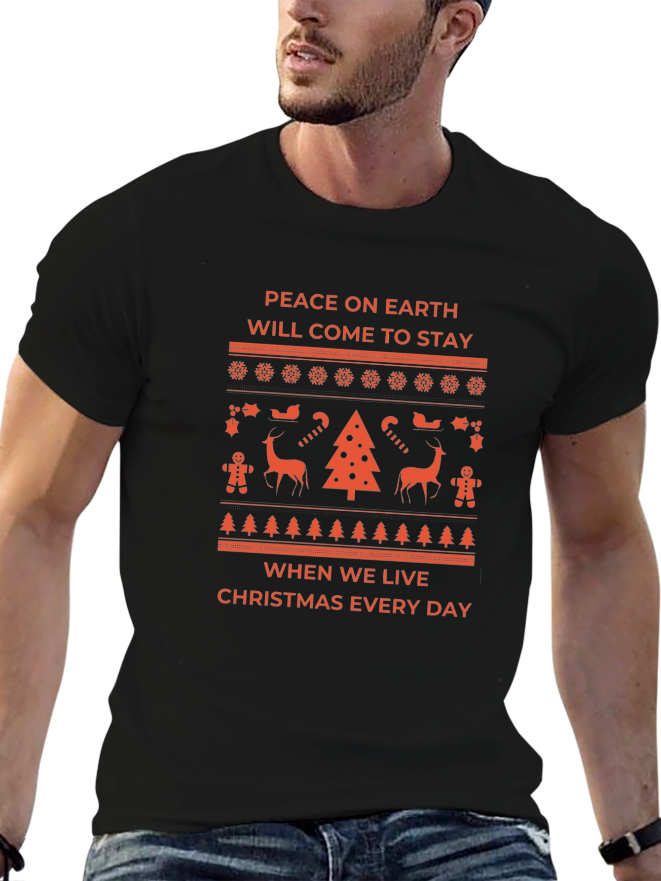 Peace on Earth Christmas T-Shirt