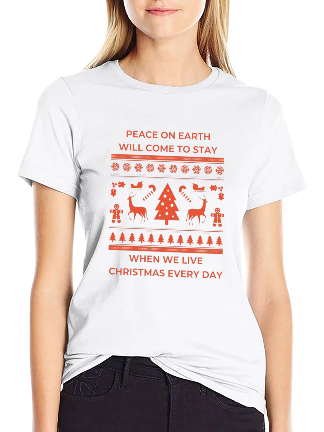 Peace on Earth Christmas T-Shirt