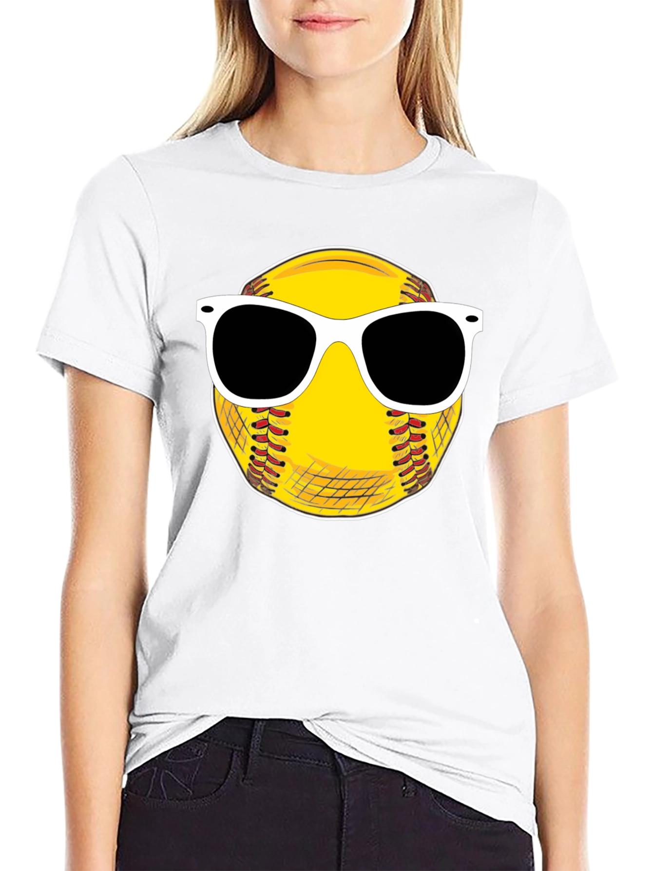Cool Softball Sunglasses T-Shirt