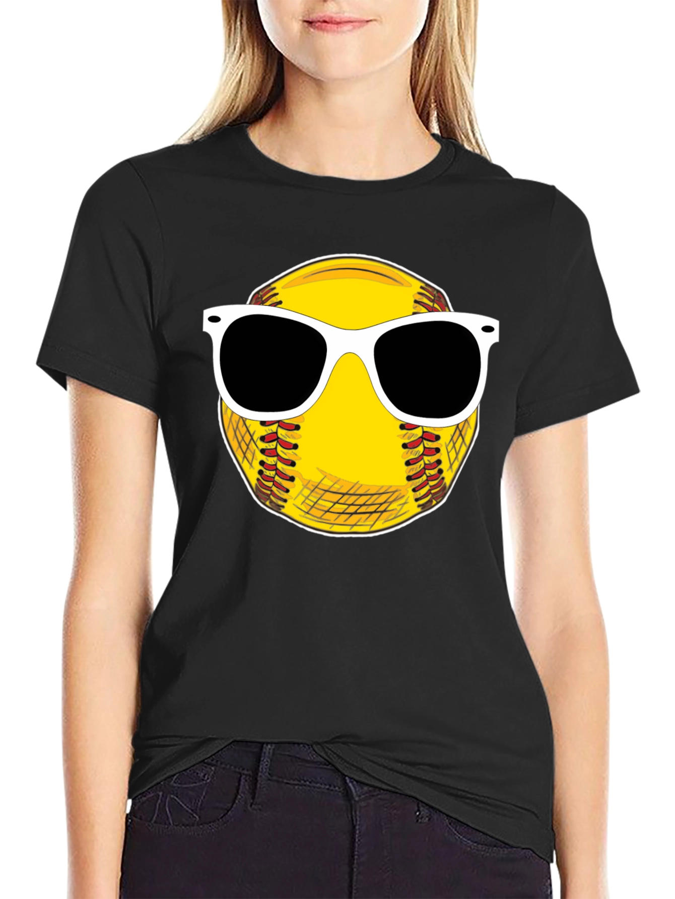 Cool Softball Sunglasses T-Shirt