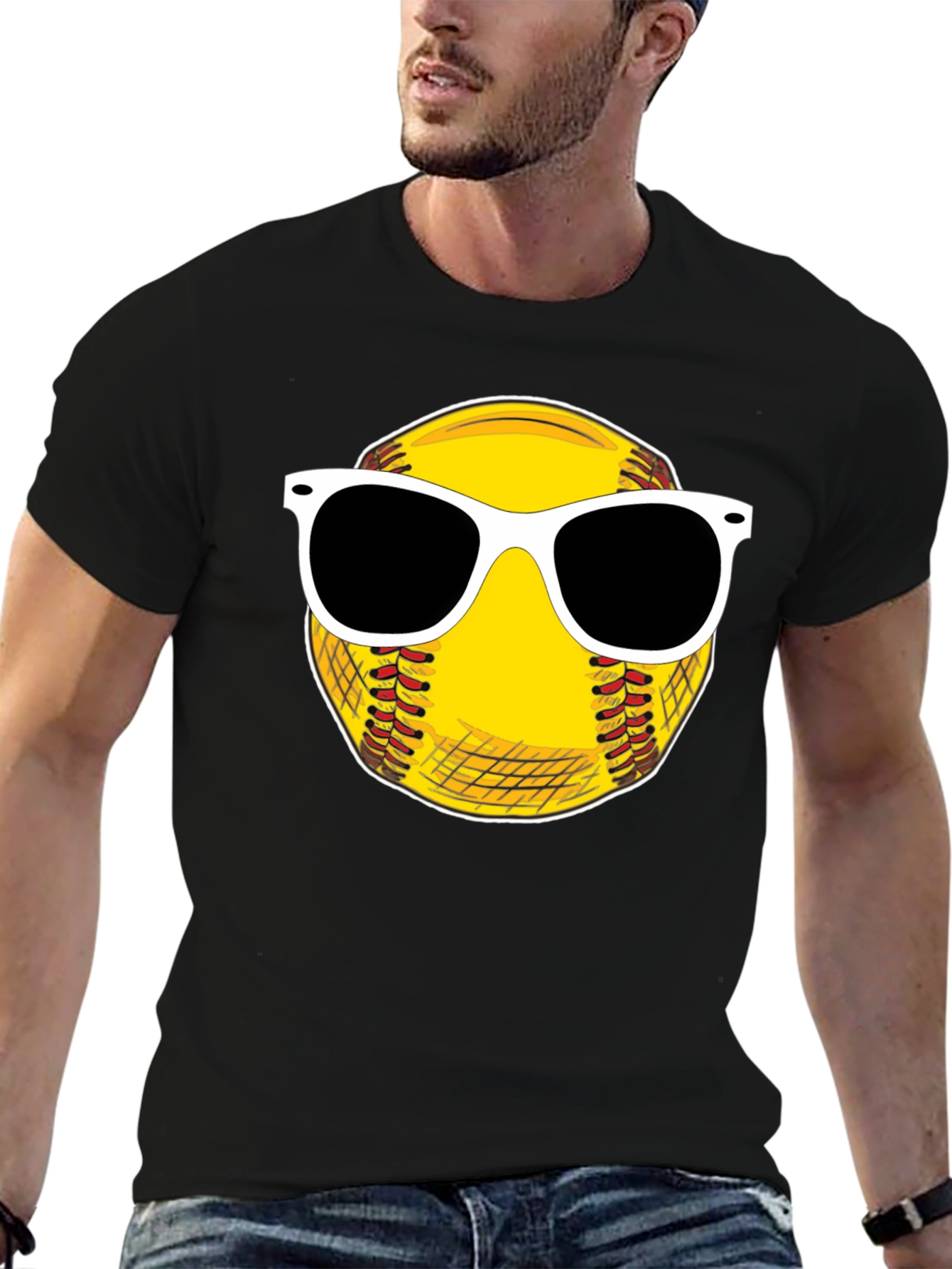 Cool Softball Sunglasses T-Shirt