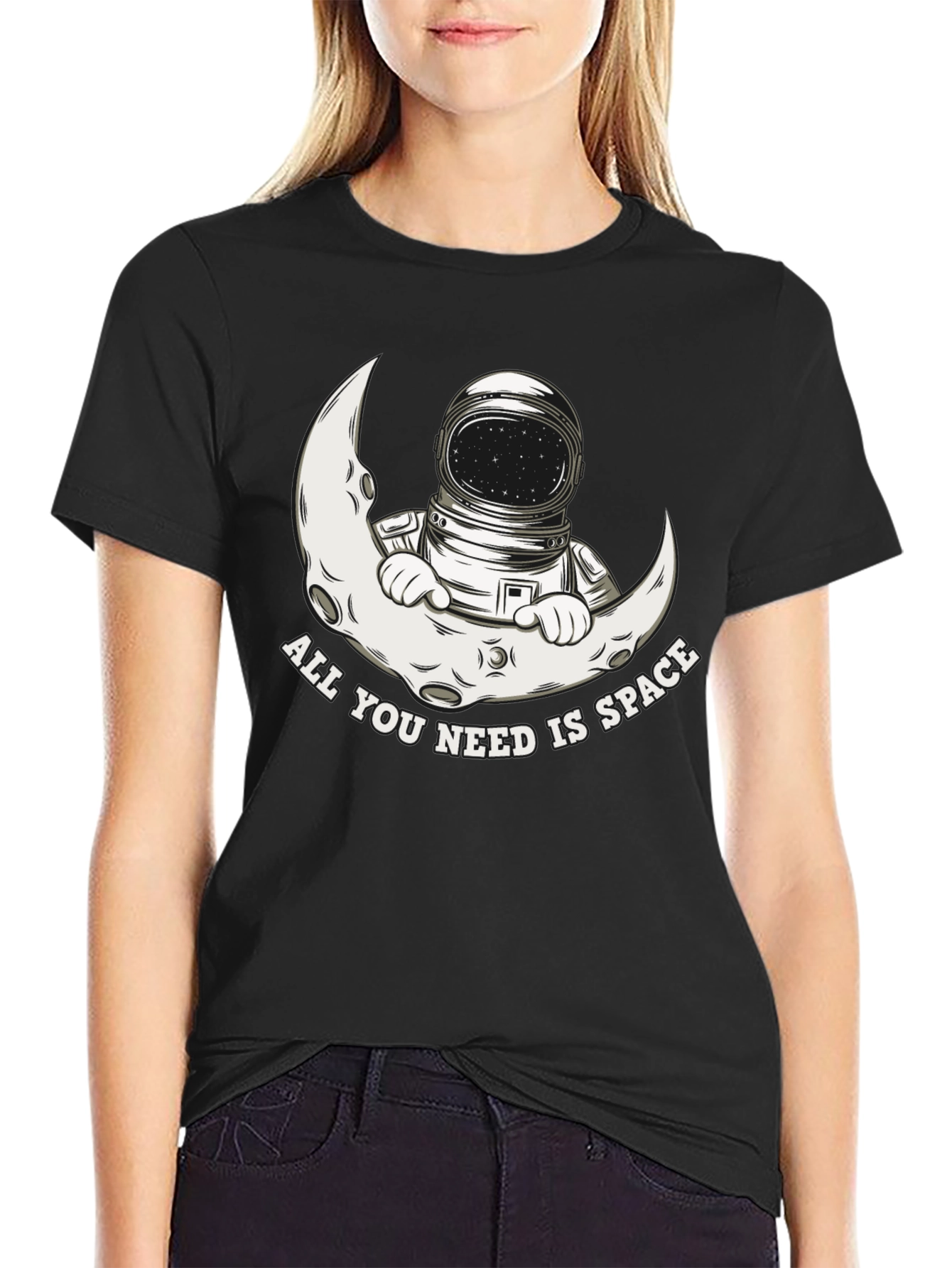 Astronaut Moon Space T-Shirt