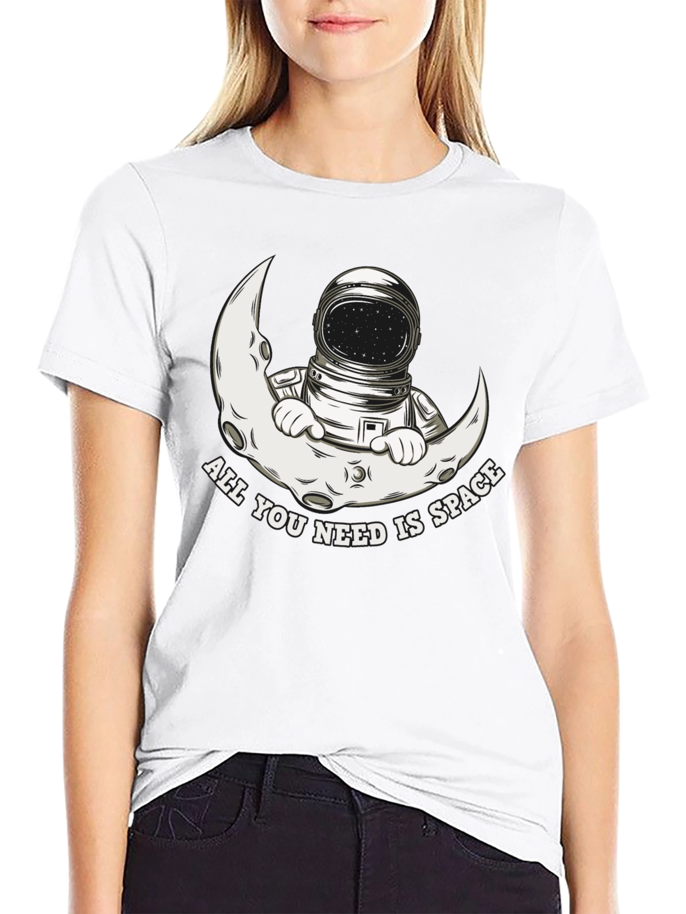 Astronaut Moon Space T-Shirt