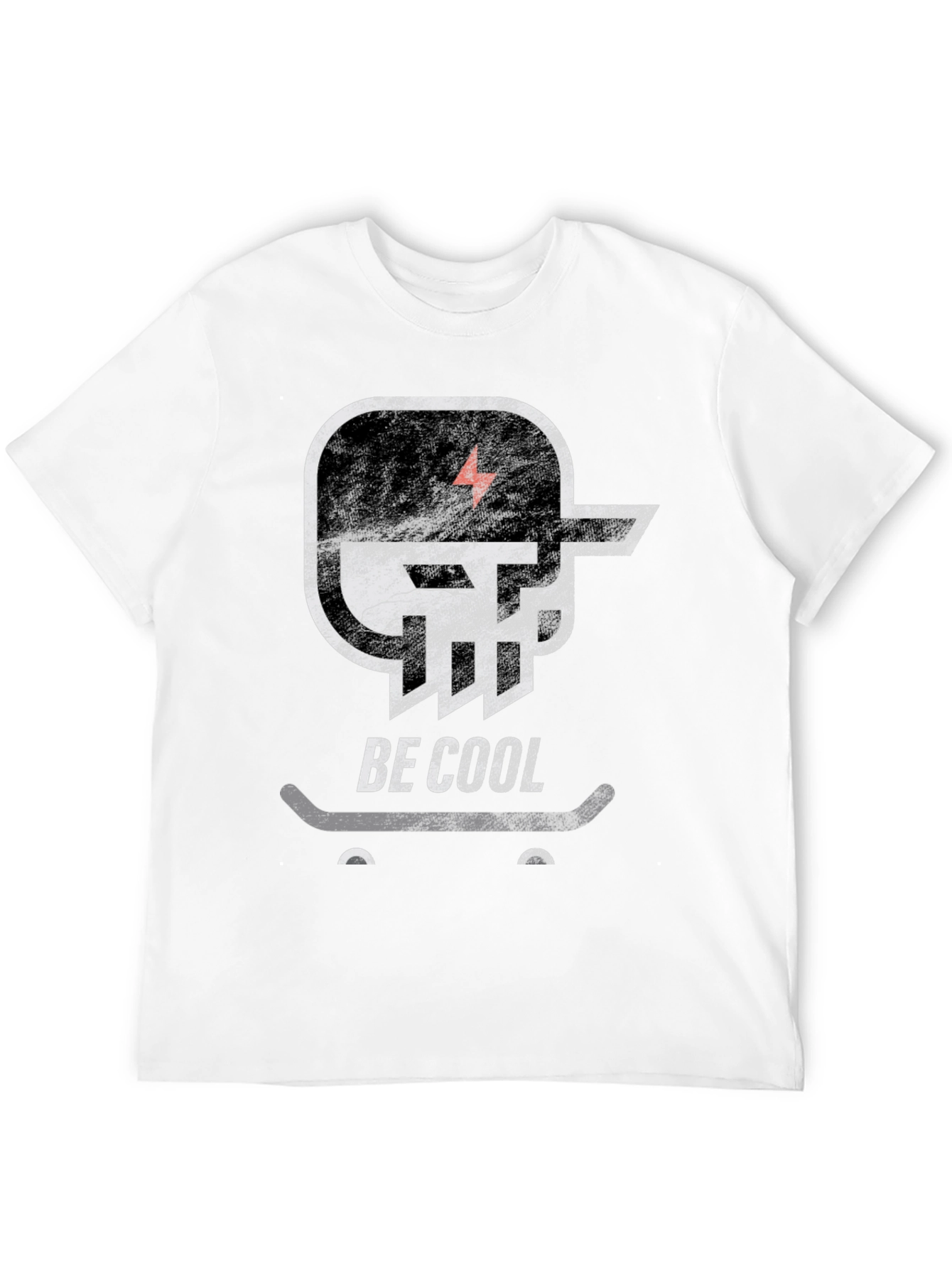 Be Cool Skateboard T-Shirt - Graphic Tee