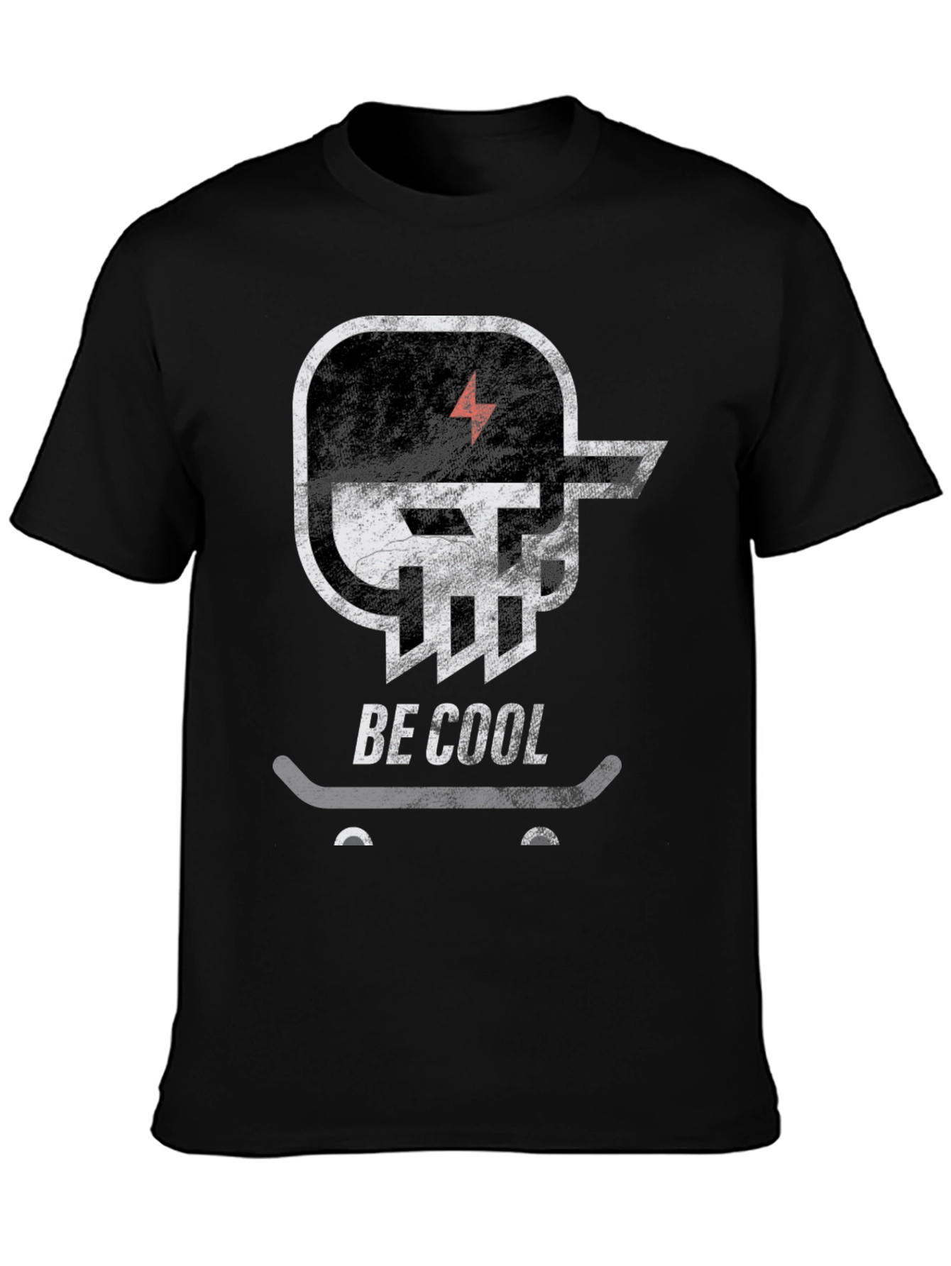 Be Cool Skateboard T-Shirt - Graphic Tee