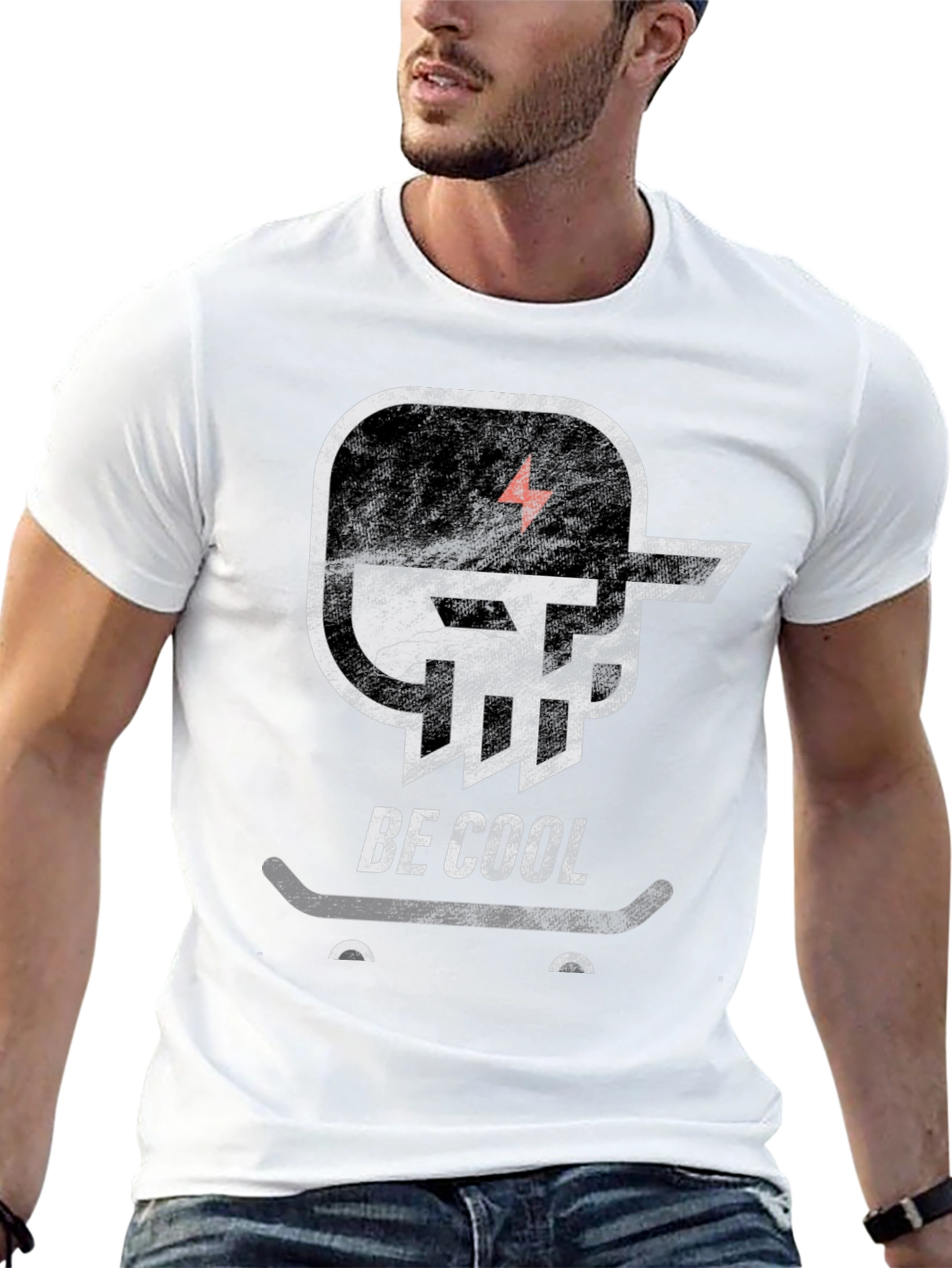 Be Cool Skateboard T-Shirt - Graphic Tee