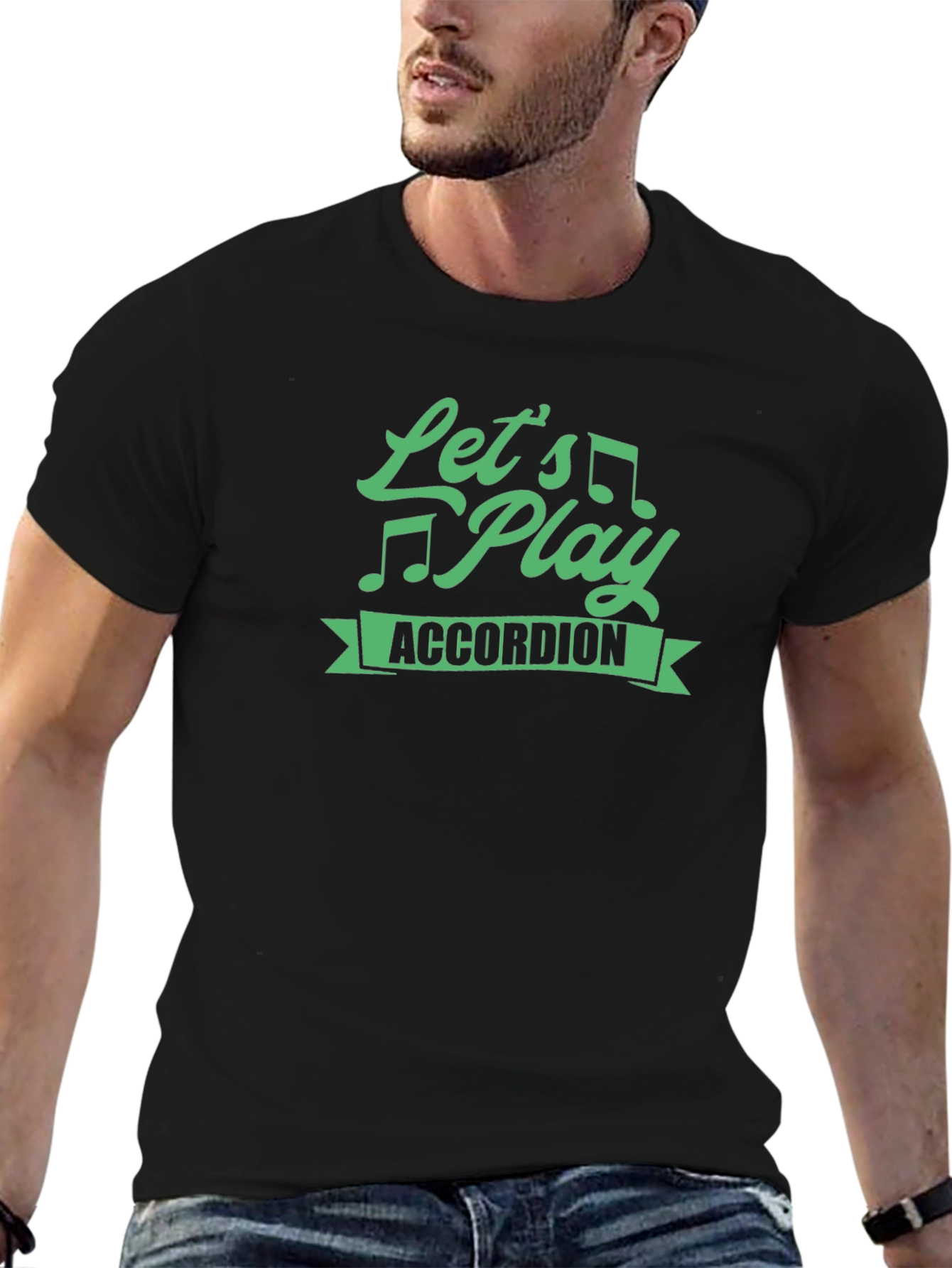 Lets Play Accordion Graphic Tee
