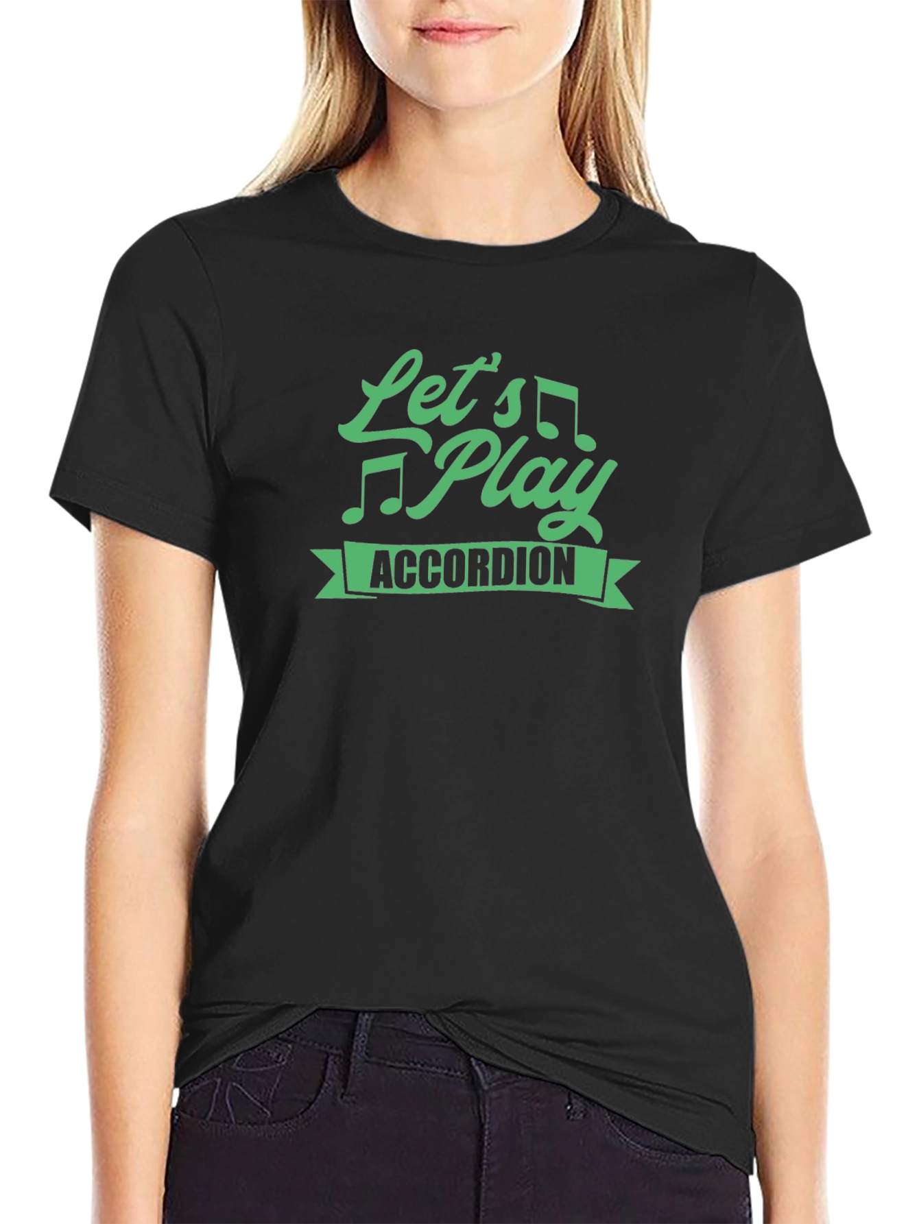 Lets Play Accordion Graphic Tee