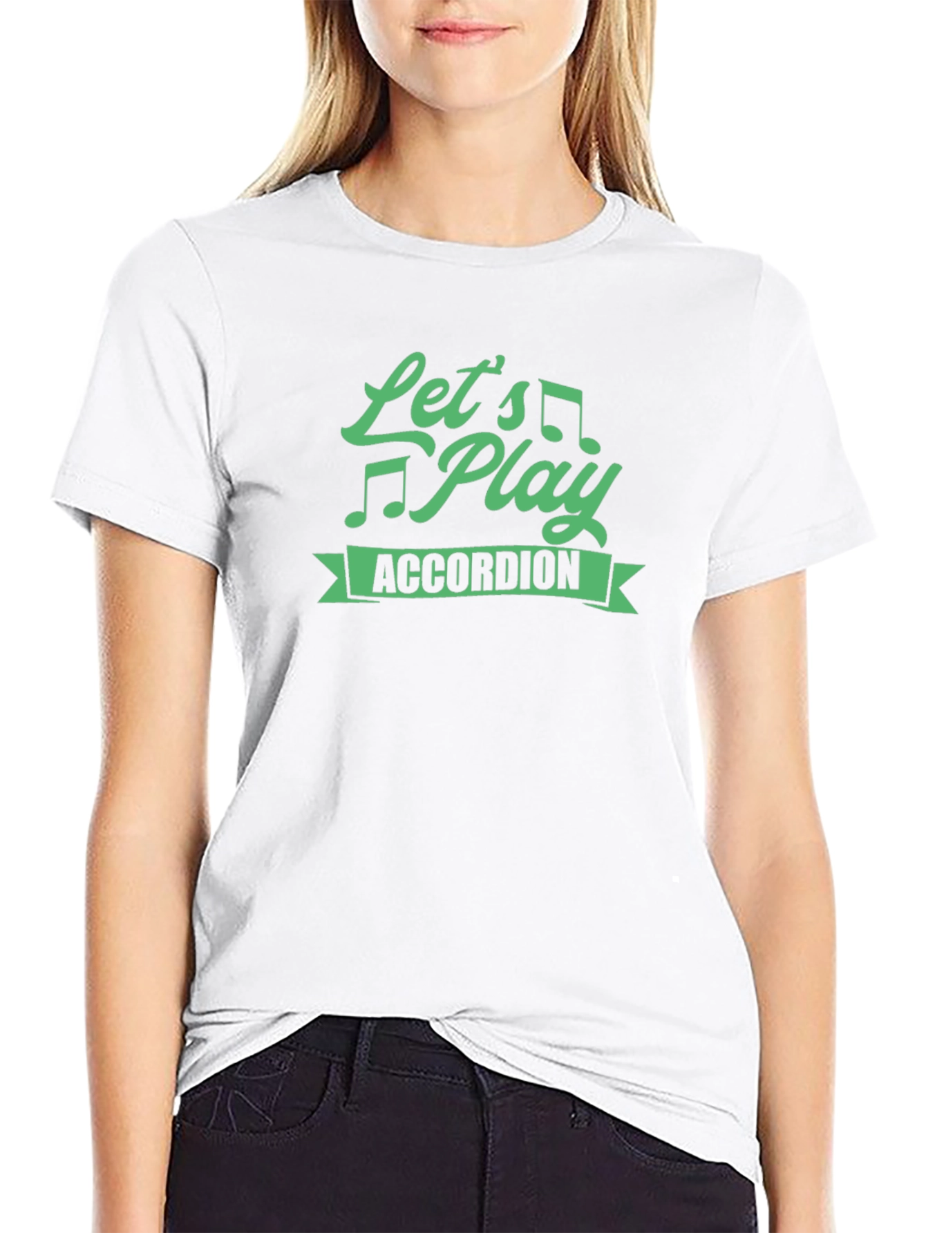 Lets Play Accordion Graphic Tee