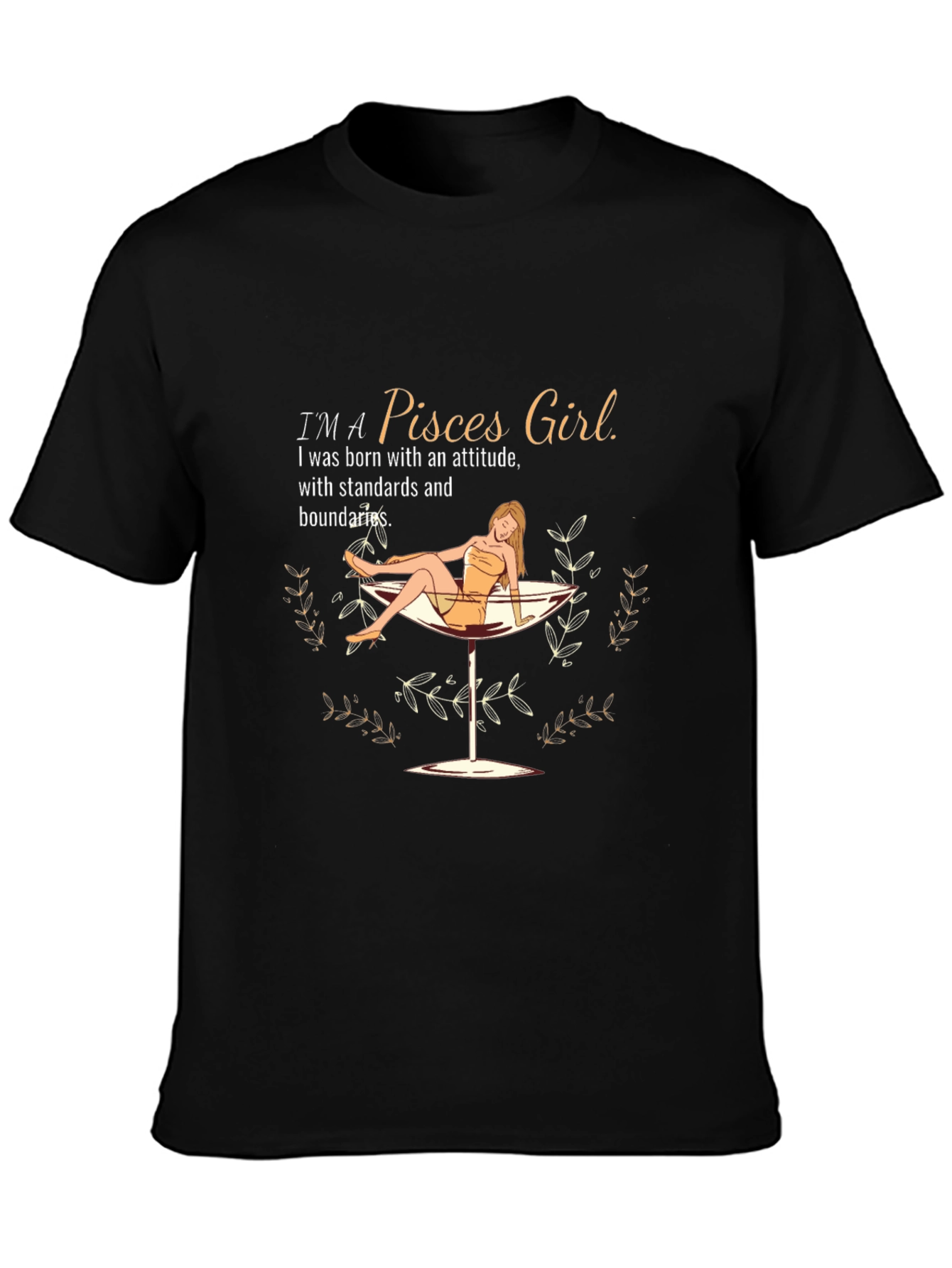Pisces Girl T-Shirt - Attitude & Standards