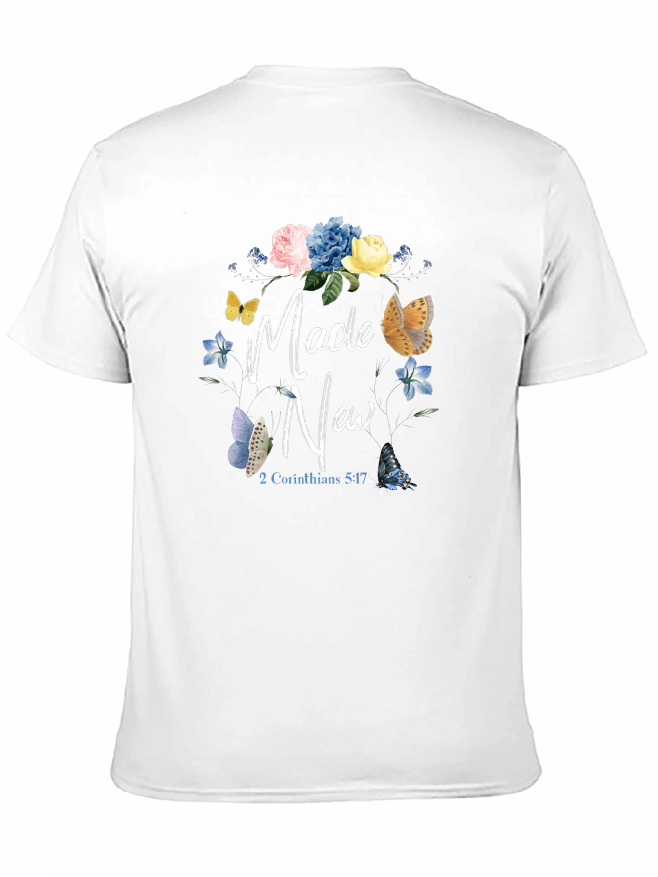 Made New Floral Butterfly T-Shirt