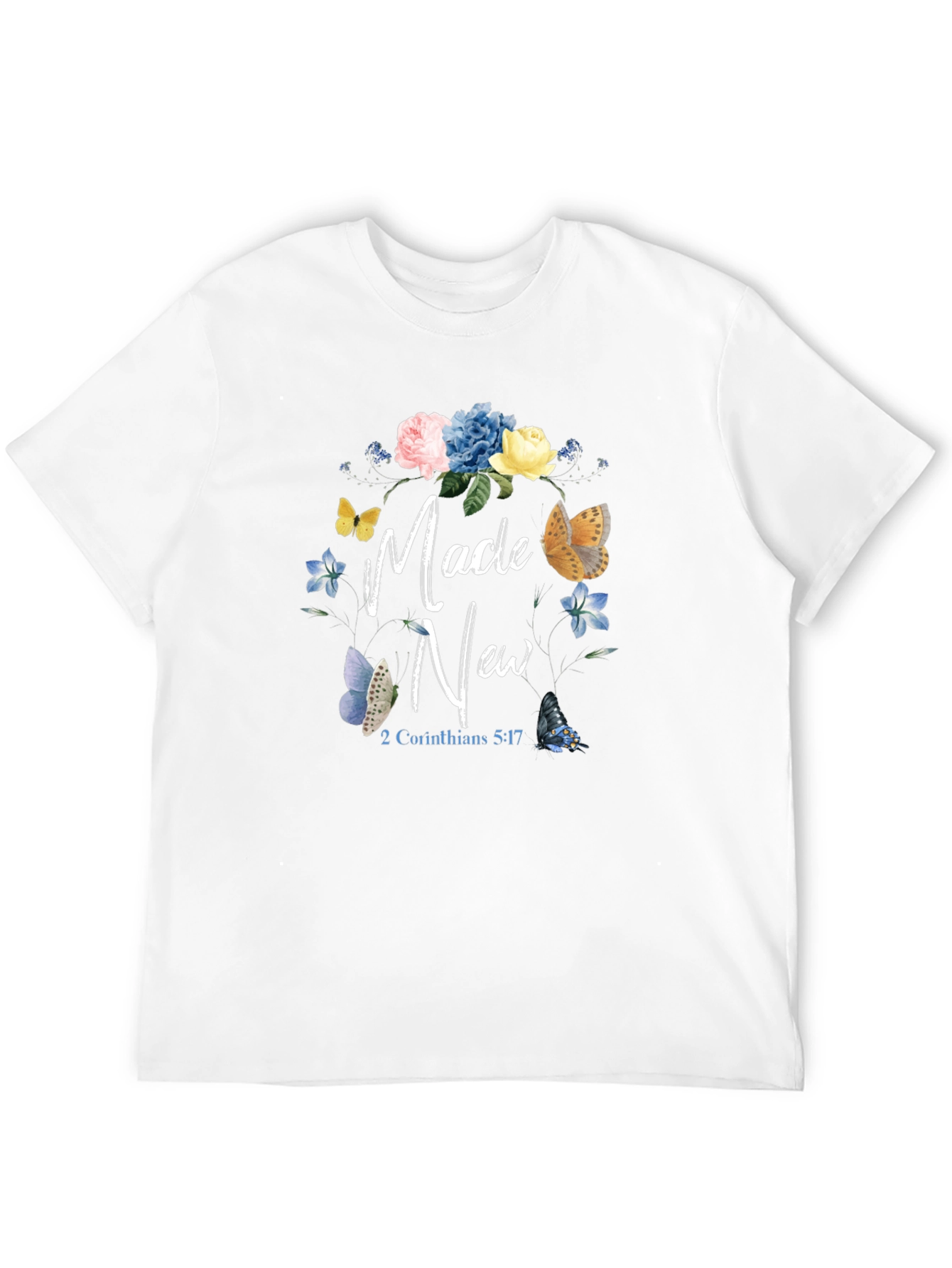 Made New Floral Butterfly T-Shirt