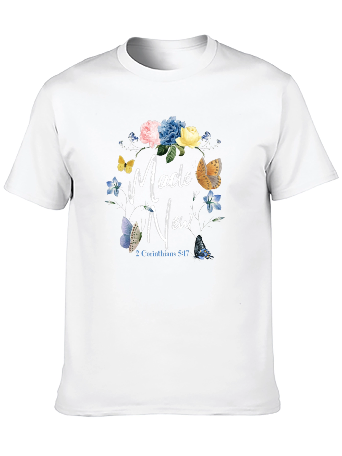 Made New Floral Butterfly T-Shirt