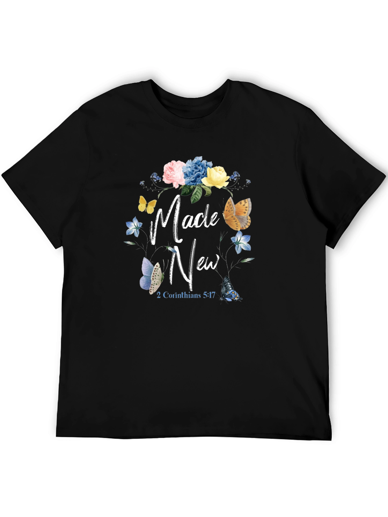 Made New Floral Butterfly T-Shirt