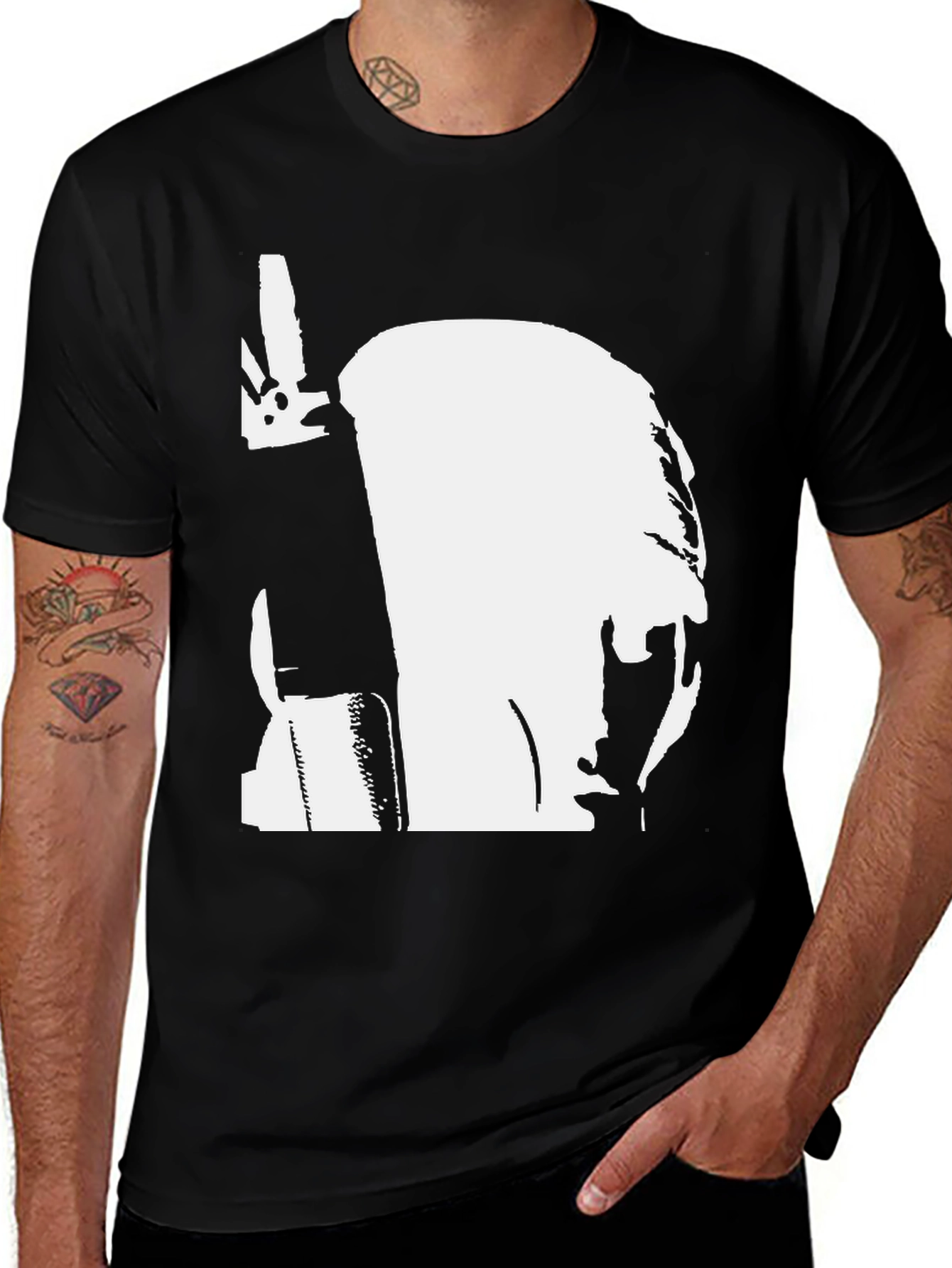 Monochrome Graphic Tee