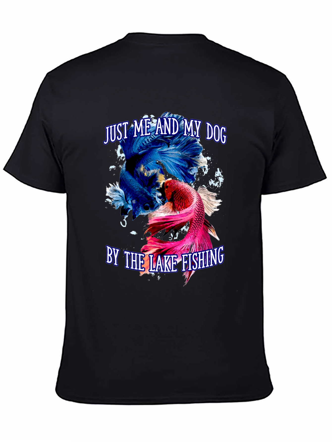 Just Me and My Dog Betta Fish T-Shirt