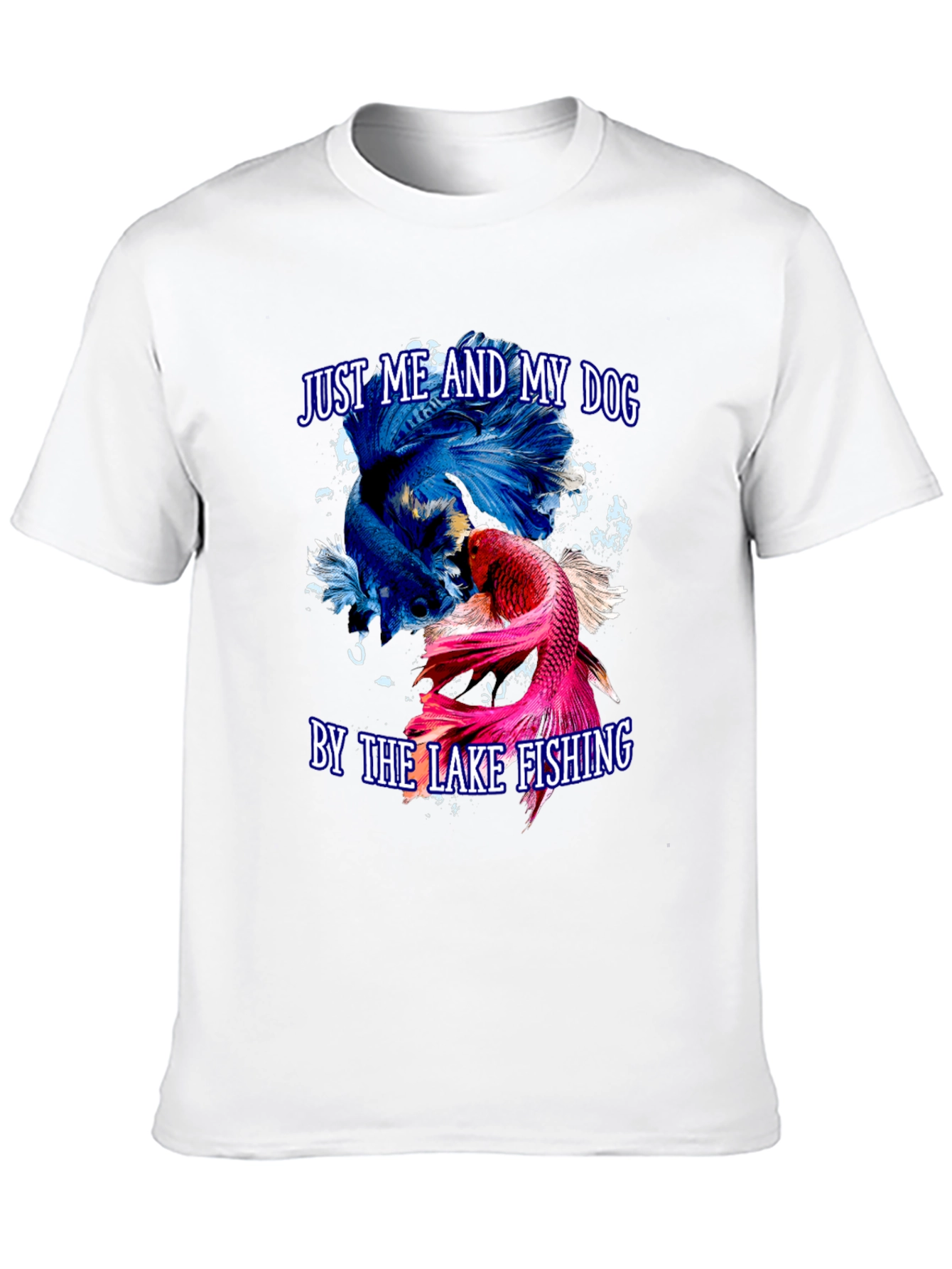 Just Me and My Dog Betta Fish T-Shirt
