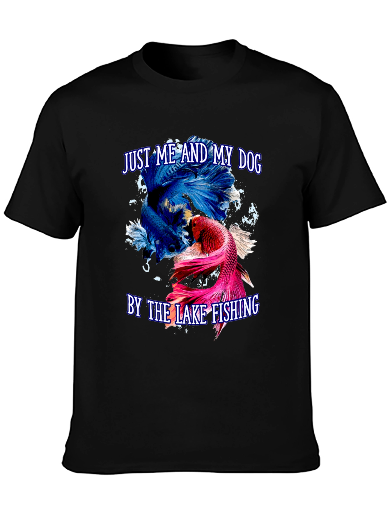 Just Me and My Dog Betta Fish T-Shirt