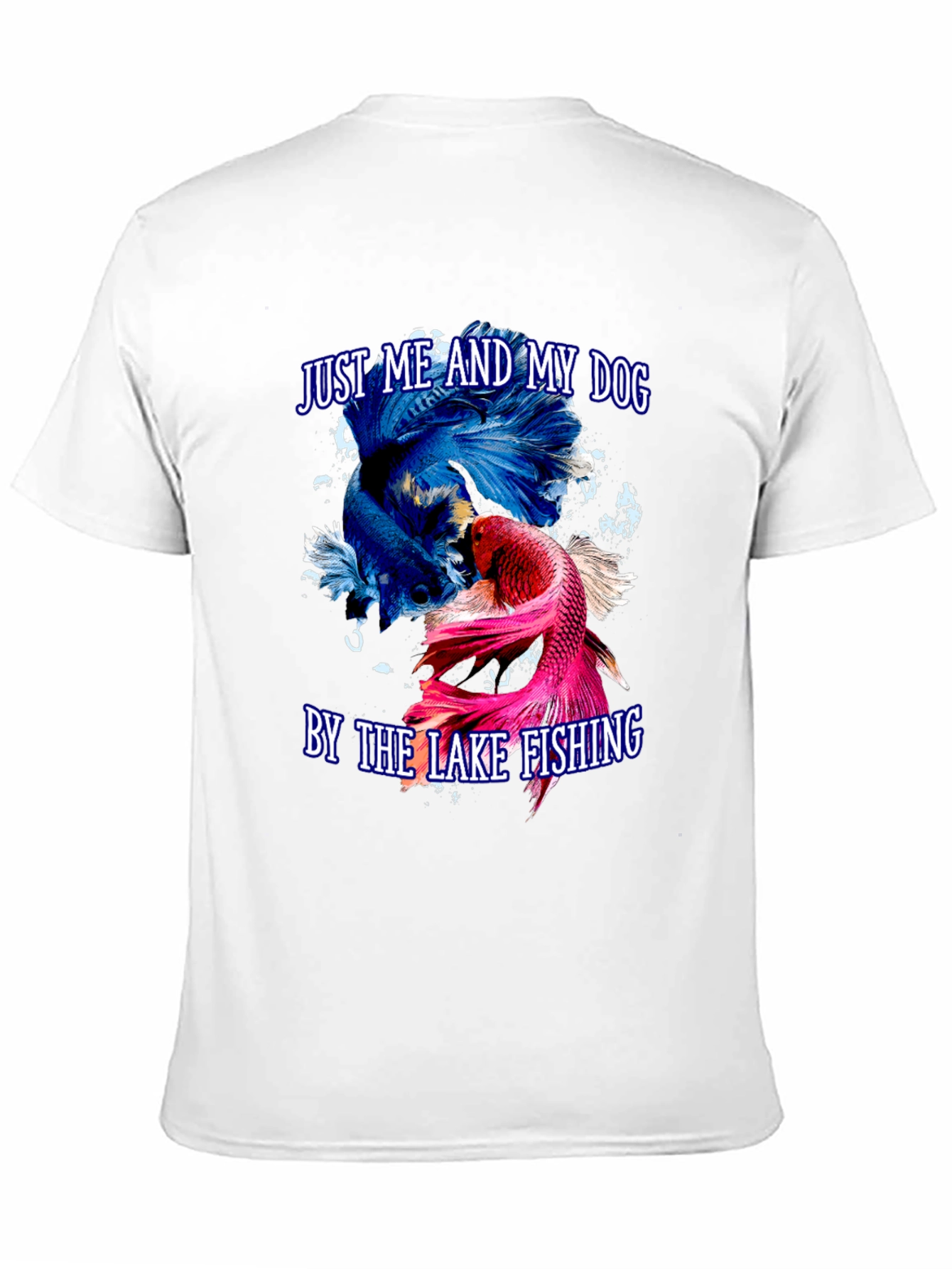 Just Me and My Dog Betta Fish T-Shirt