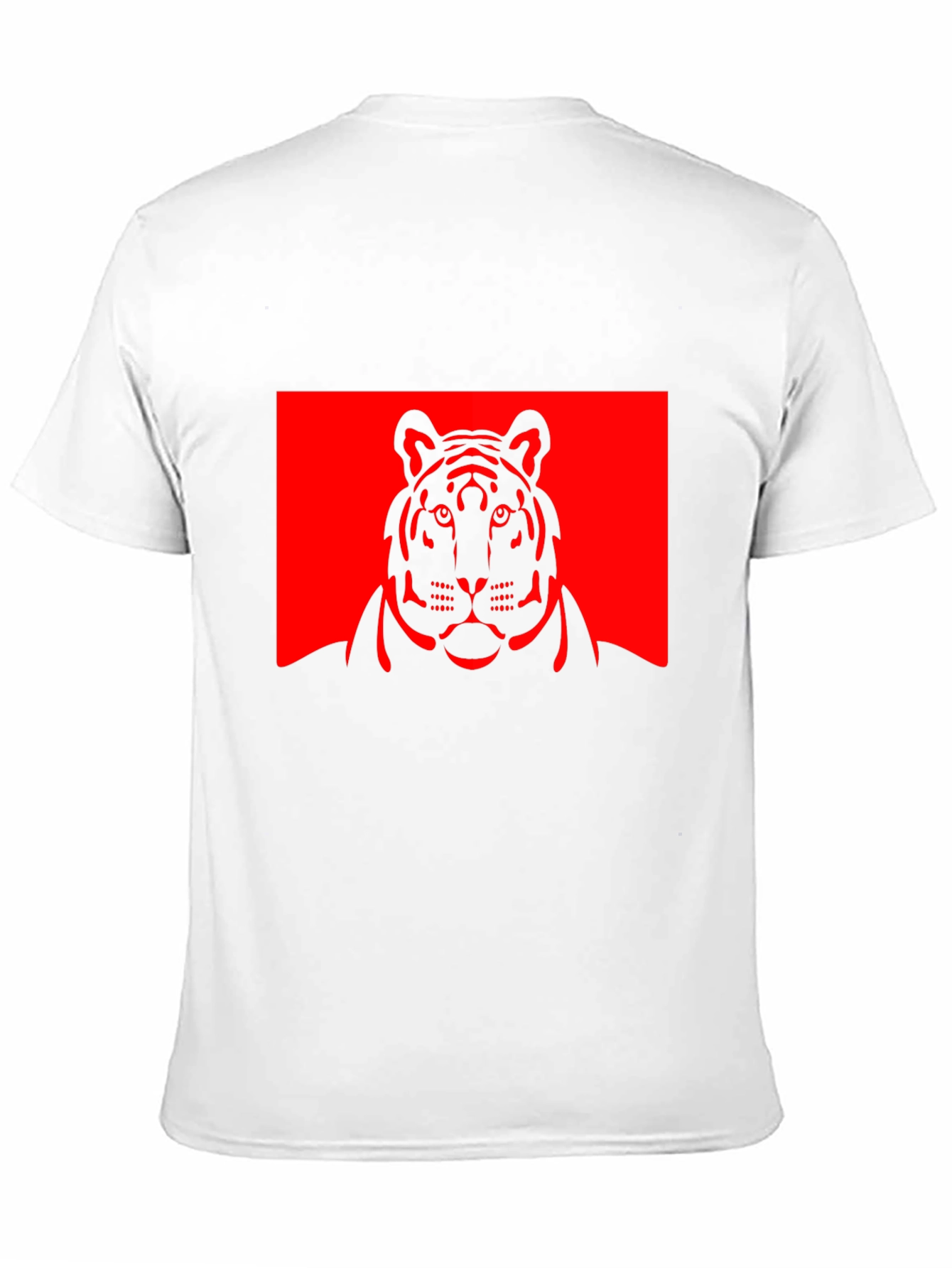 Tiger Graphic Tee - Bold Black Cotton T-Shirt