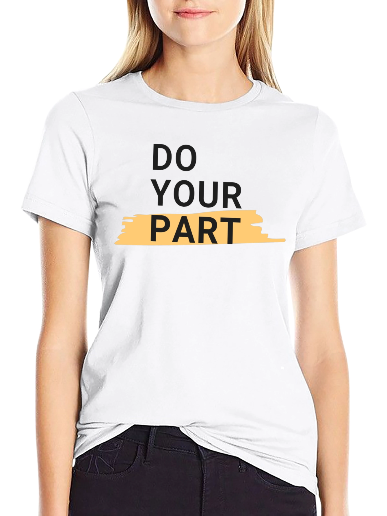 Do Your Part Graphic Tee - Black